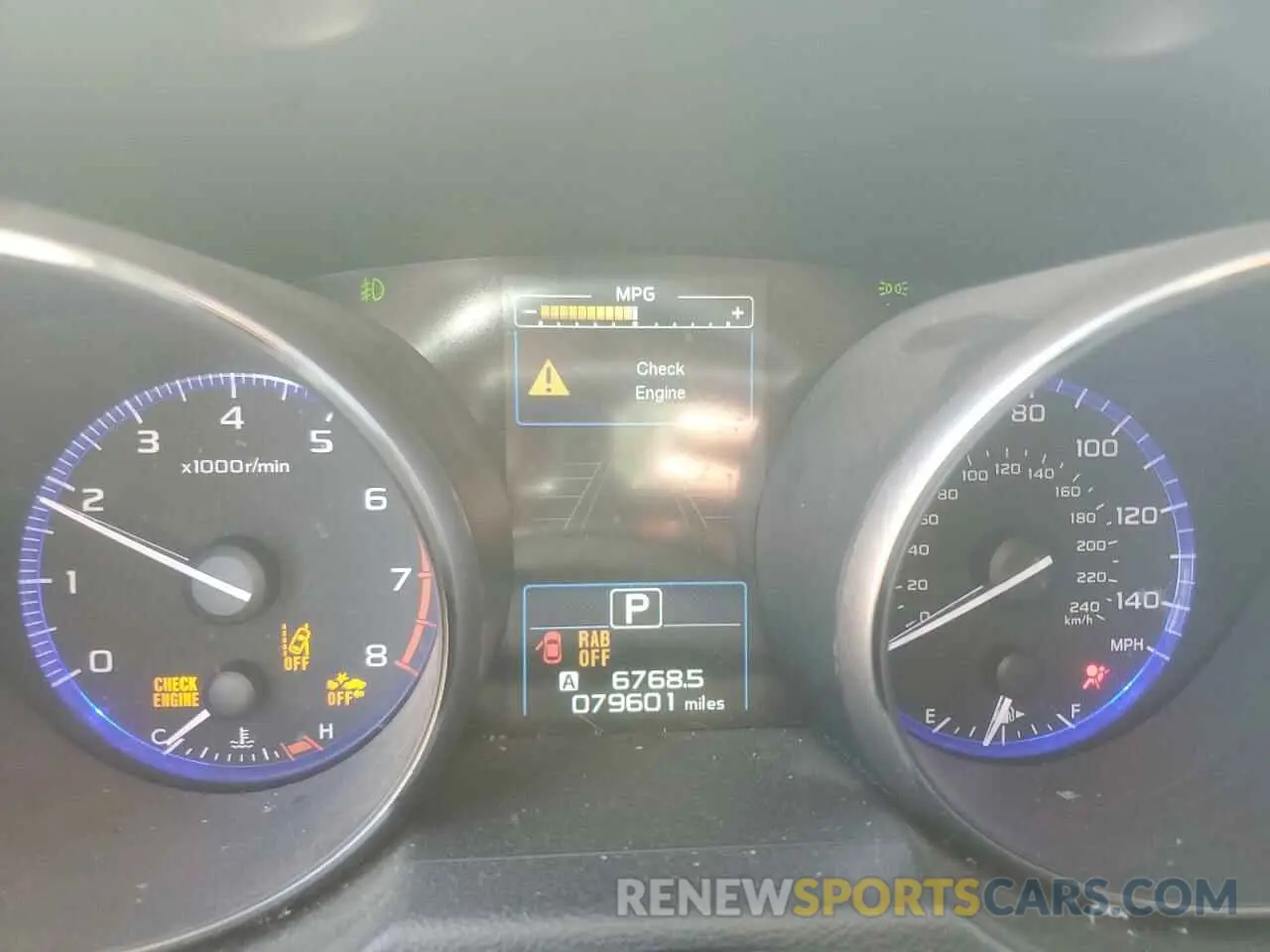 9 fotografías del automóvil dañado 4S4BSATCXK3343961 SUBARU OUTBACK 2019