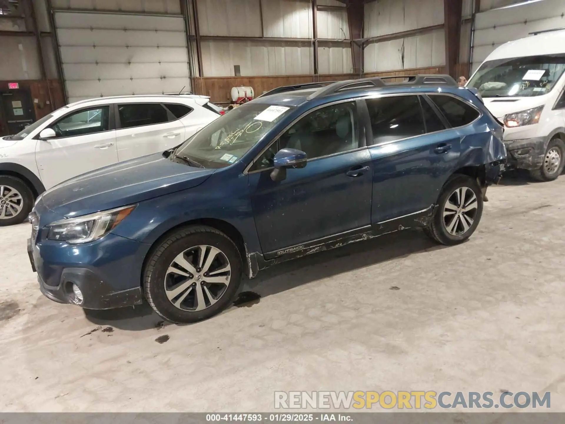 2 fotografías del automóvil dañado 4S4BSENC1K3259712 SUBARU OUTBACK 2019