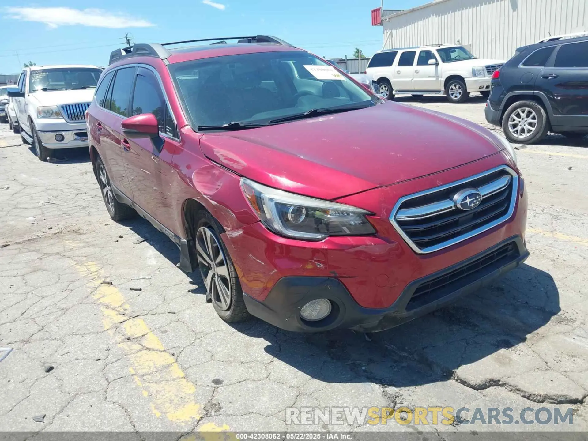 1 fotografías del automóvil dañado 4S4BSENC3K3228364 SUBARU OUTBACK 2019