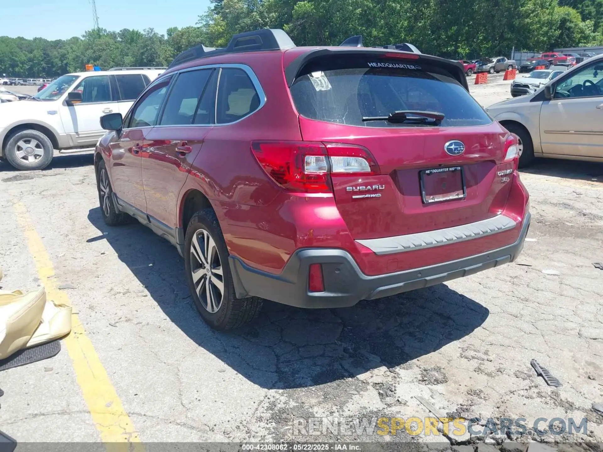 3 fotografías del automóvil dañado 4S4BSENC3K3228364 SUBARU OUTBACK 2019
