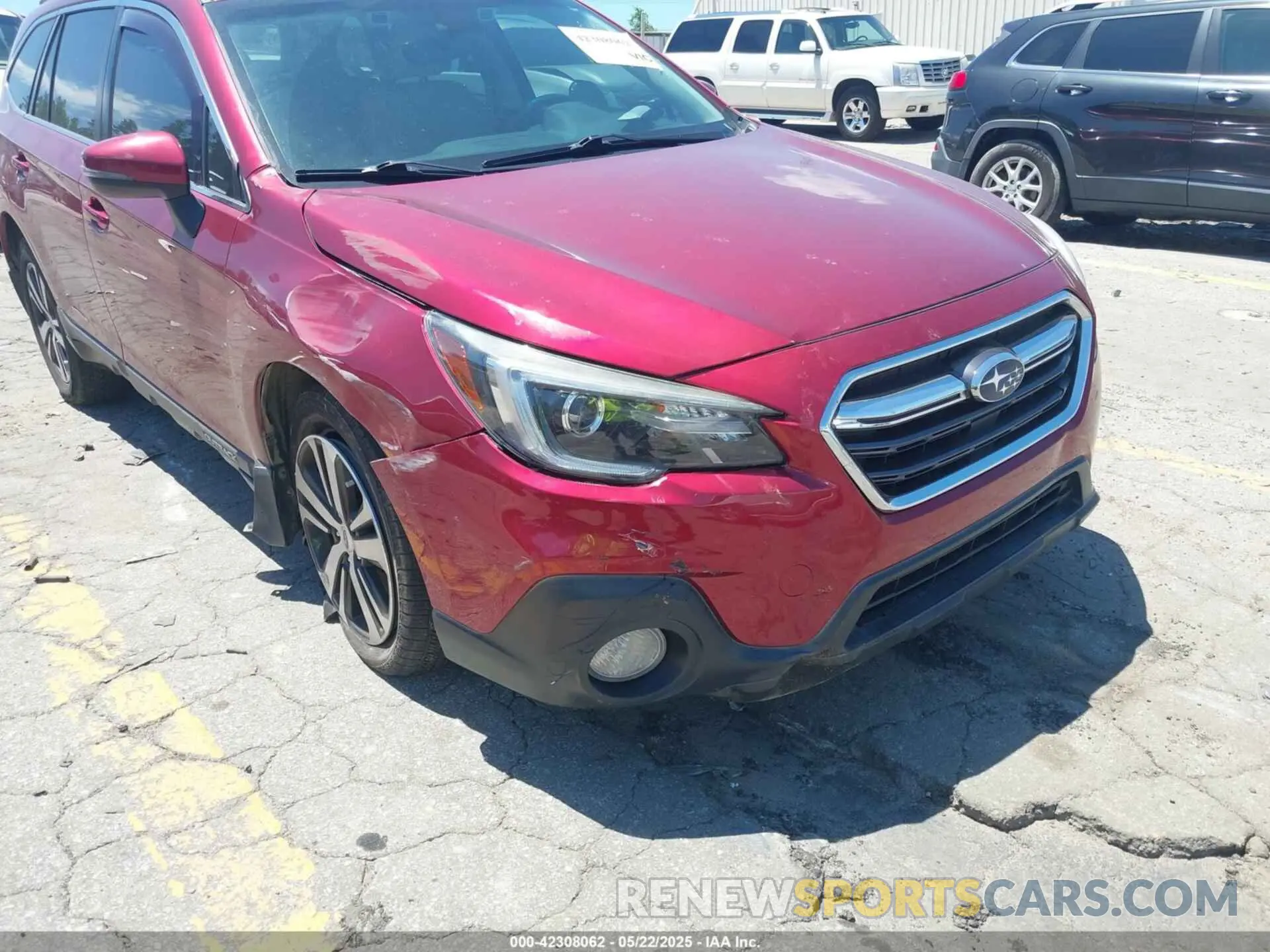 6 fotografías del automóvil dañado 4S4BSENC3K3228364 SUBARU OUTBACK 2019
