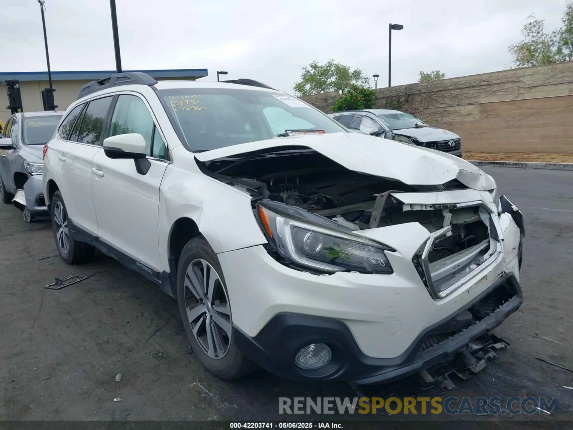 1 fotografías del automóvil dañado 4S4BSENC4K3278965 SUBARU OUTBACK 2019