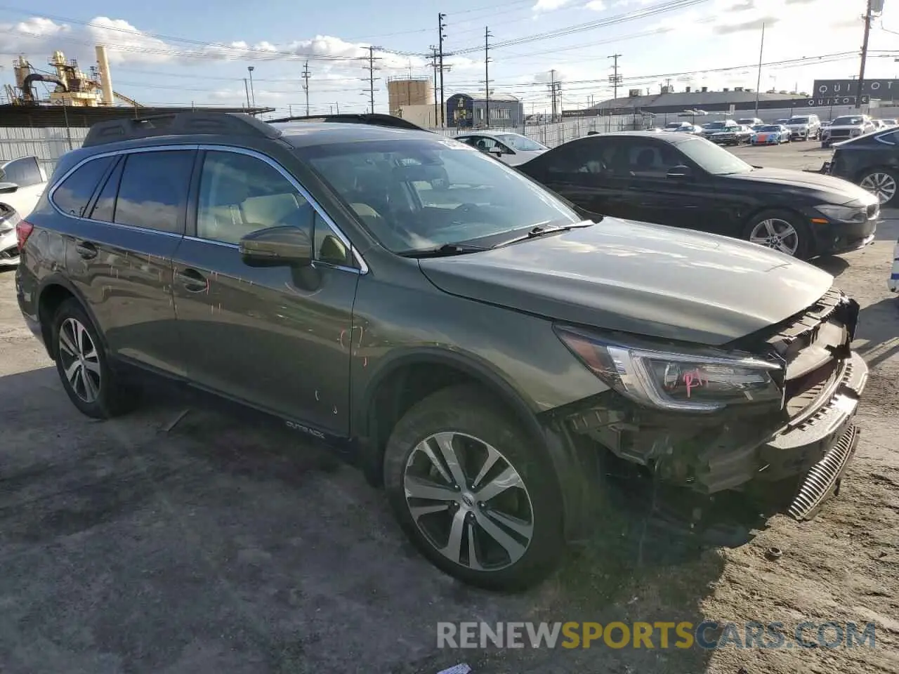 4 fotografías del automóvil dañado 4S4BSENC8K3238372 SUBARU OUTBACK 2019