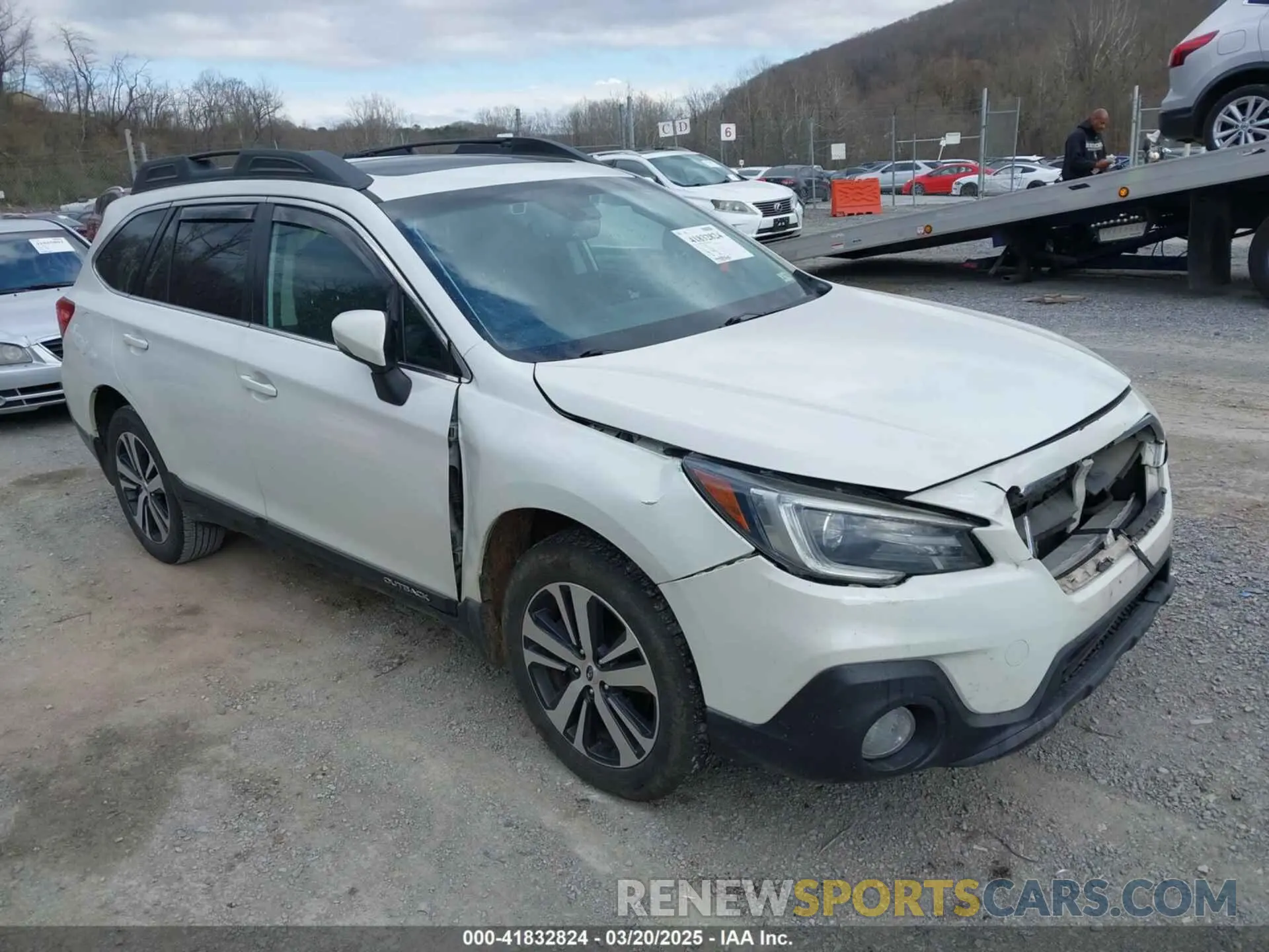 1 fotografías del automóvil dañado 4S4BSENC8K3319369 SUBARU OUTBACK 2019