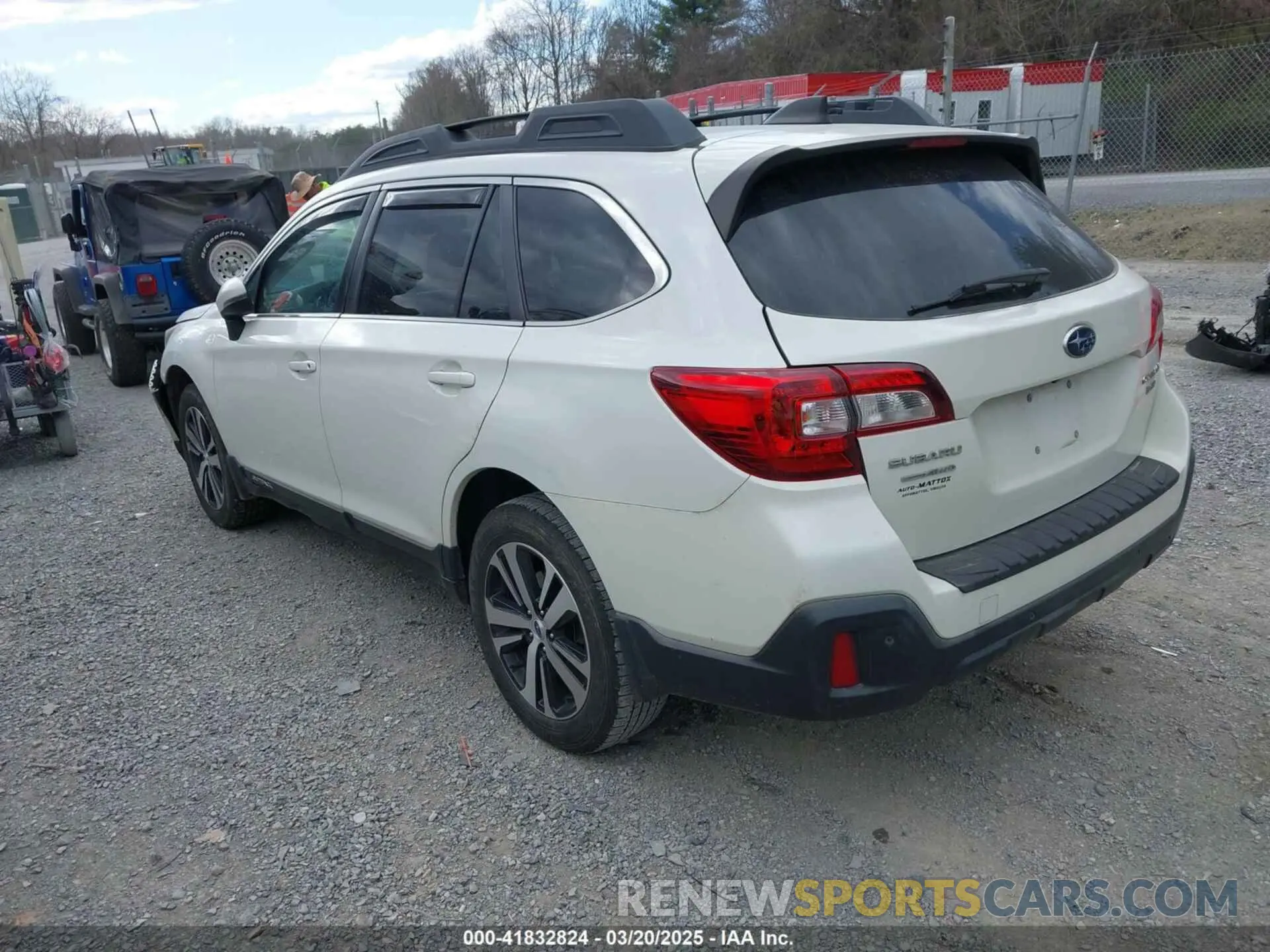 3 fotografías del automóvil dañado 4S4BSENC8K3319369 SUBARU OUTBACK 2019
