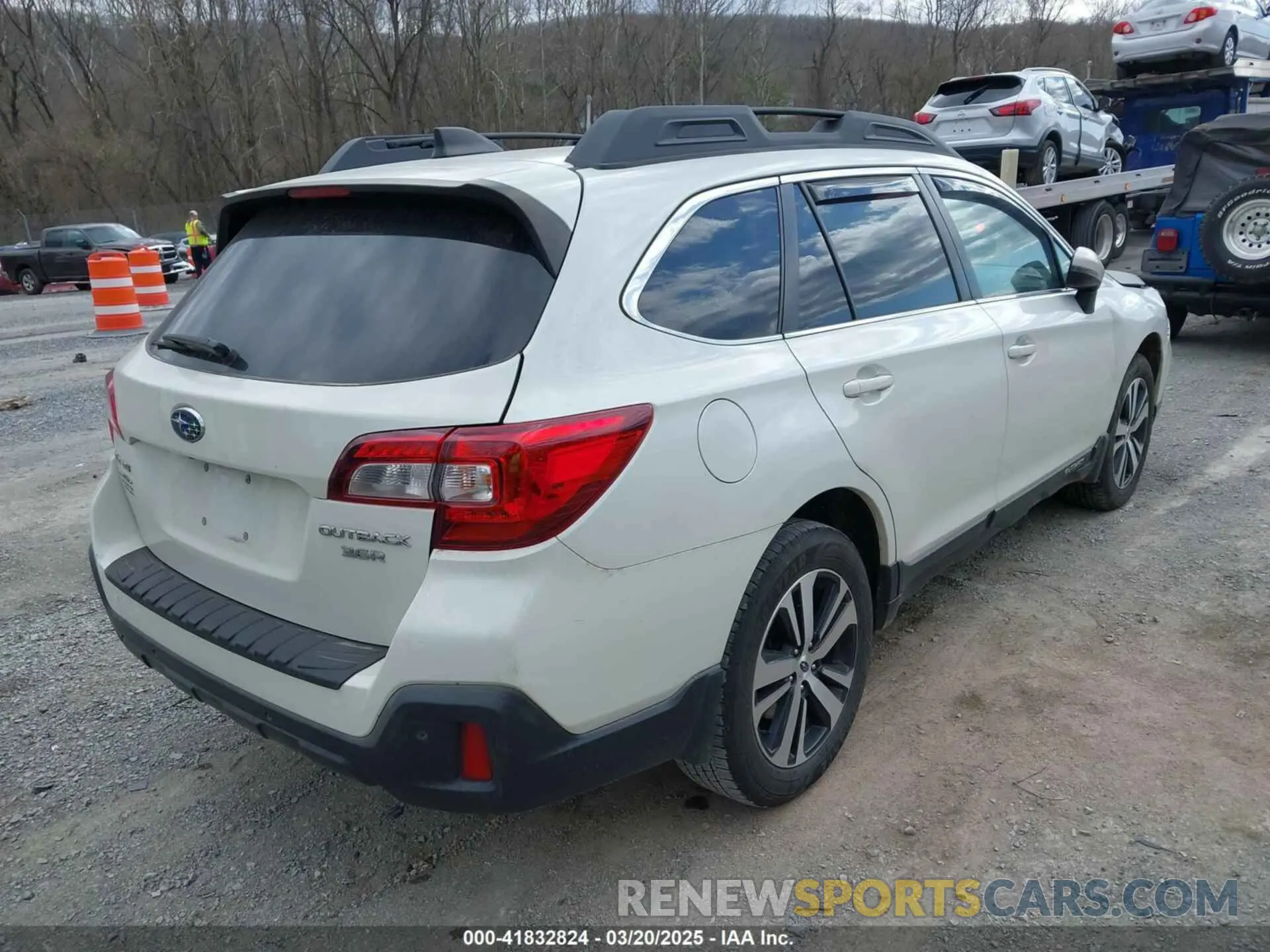4 fotografías del automóvil dañado 4S4BSENC8K3319369 SUBARU OUTBACK 2019