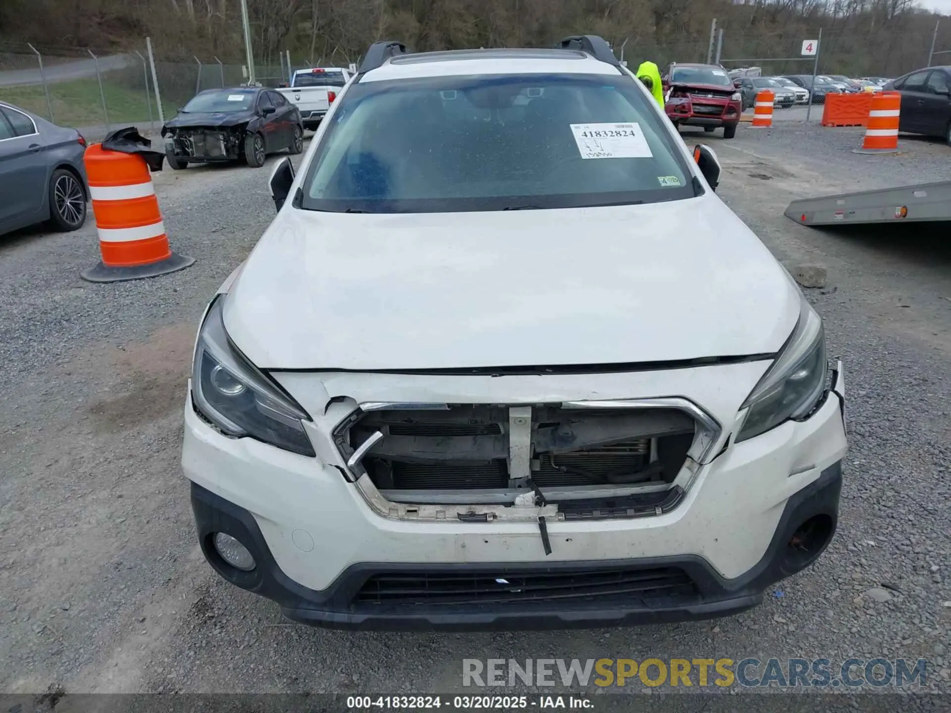 6 fotografías del automóvil dañado 4S4BSENC8K3319369 SUBARU OUTBACK 2019