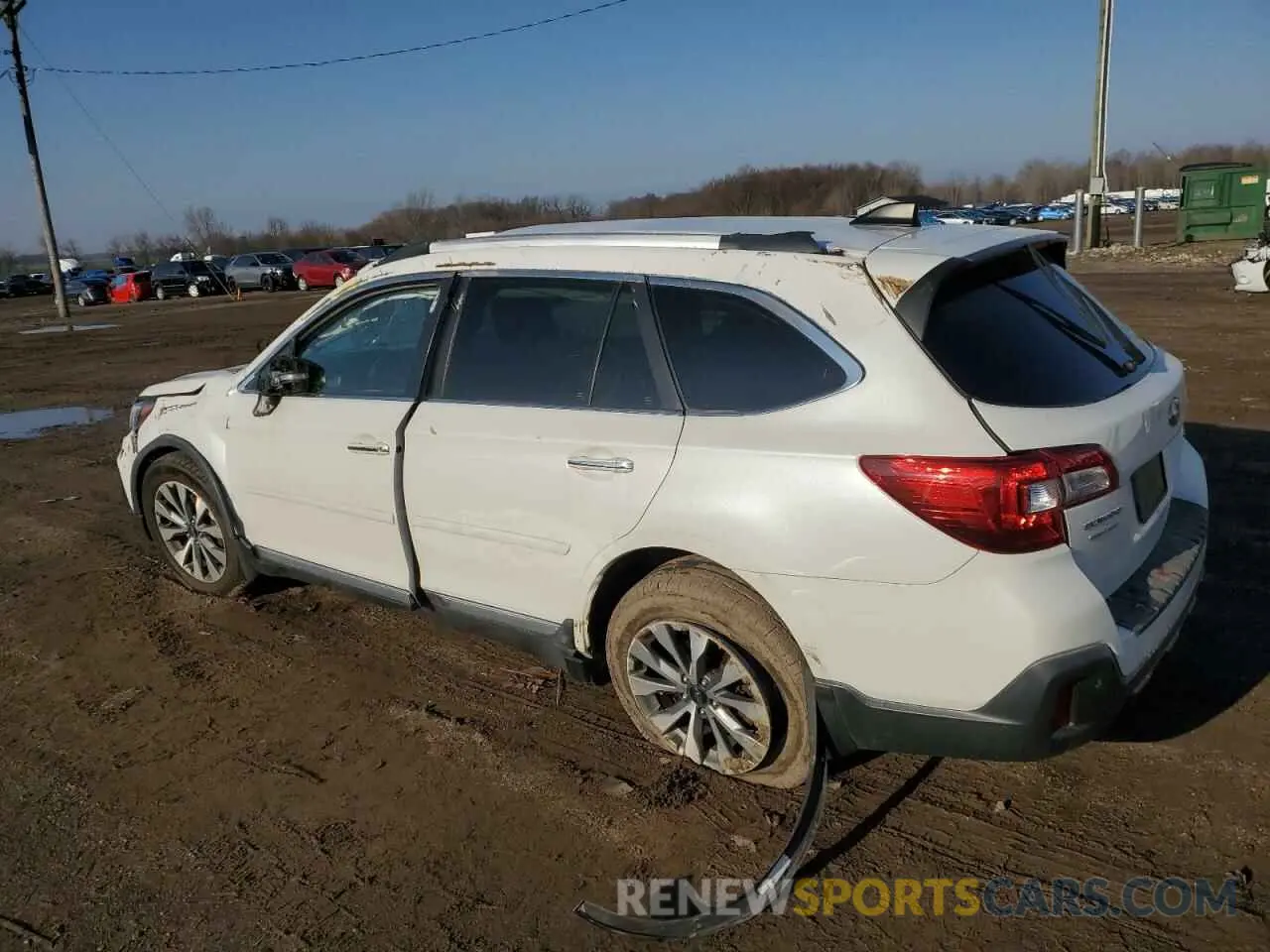 2 fotografías del automóvil dañado 4S4BSETC1K3346531 SUBARU OUTBACK 2019