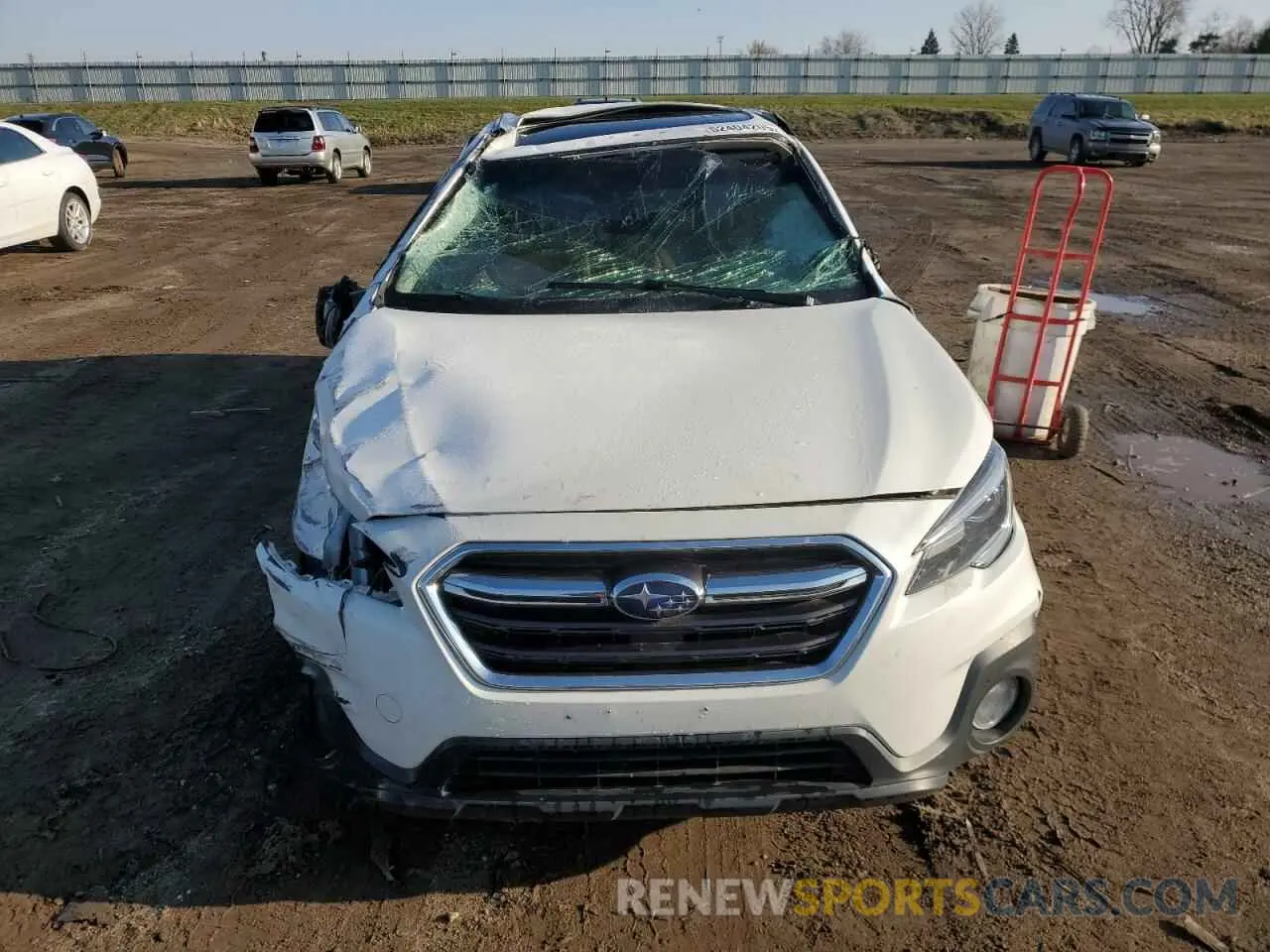 5 fotografías del automóvil dañado 4S4BSETC1K3346531 SUBARU OUTBACK 2019