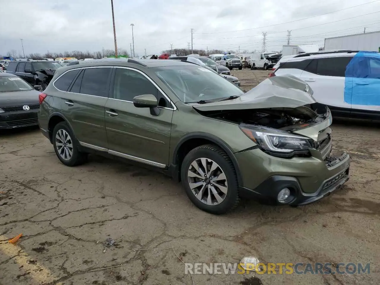 4 fotografías del automóvil dañado 4S4BSETC4K3295686 SUBARU OUTBACK 2019