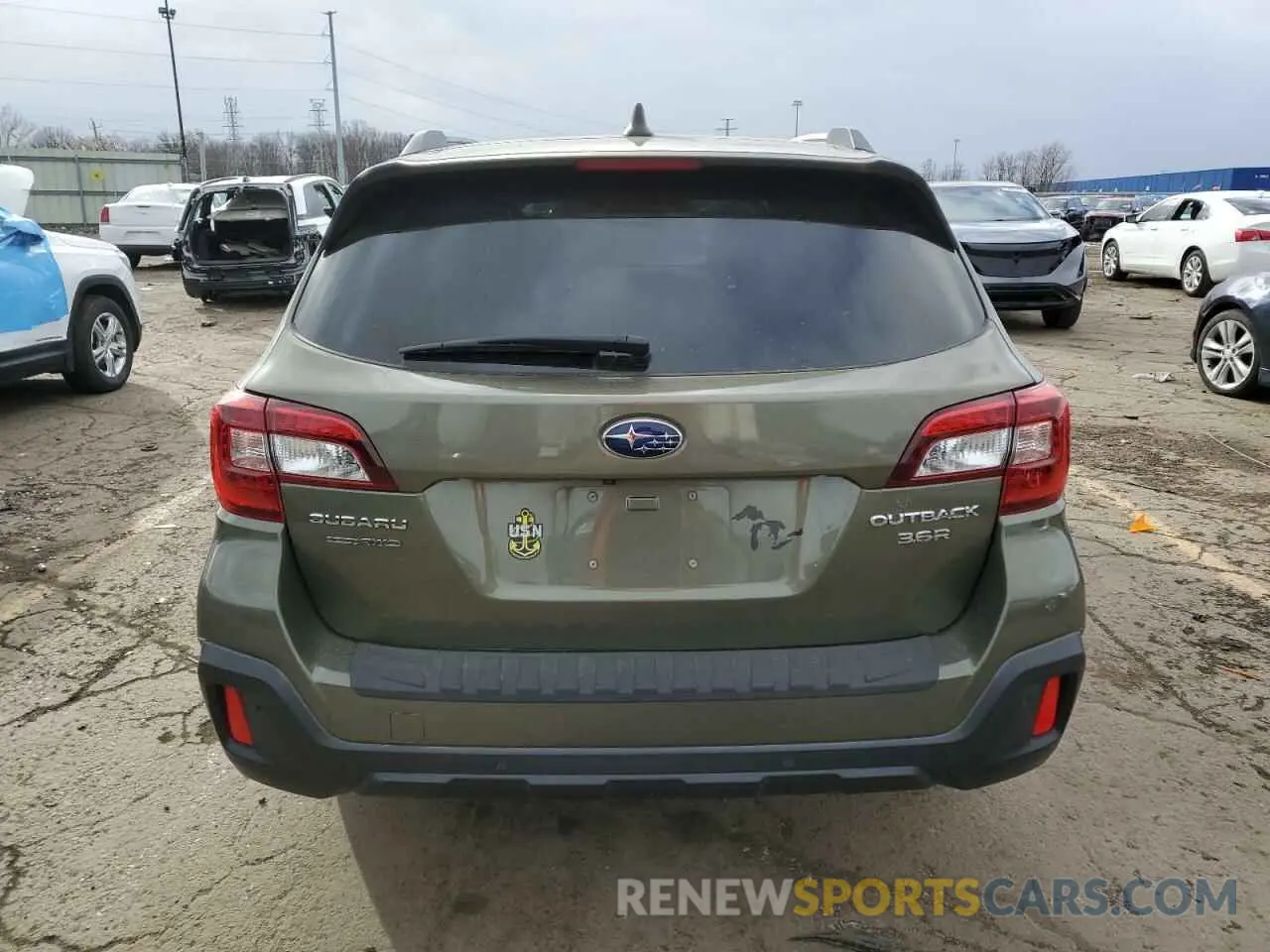 6 fotografías del automóvil dañado 4S4BSETC4K3295686 SUBARU OUTBACK 2019