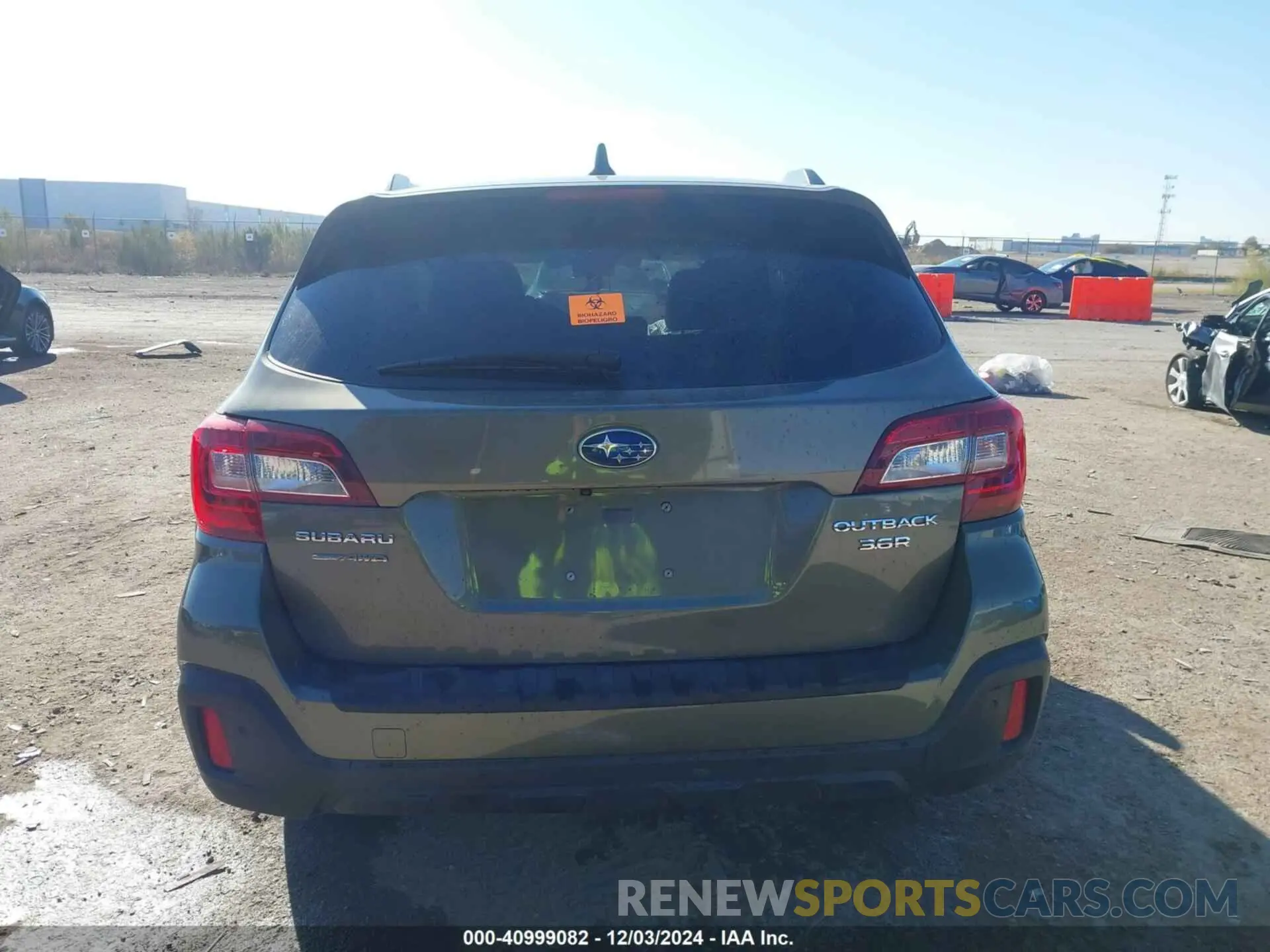 15 fotografías del automóvil dañado 4S4BSETC5K3243645 SUBARU OUTBACK 2019