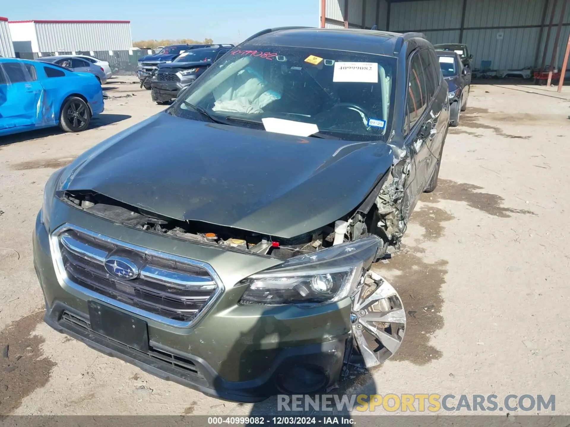5 fotografías del automóvil dañado 4S4BSETC5K3243645 SUBARU OUTBACK 2019