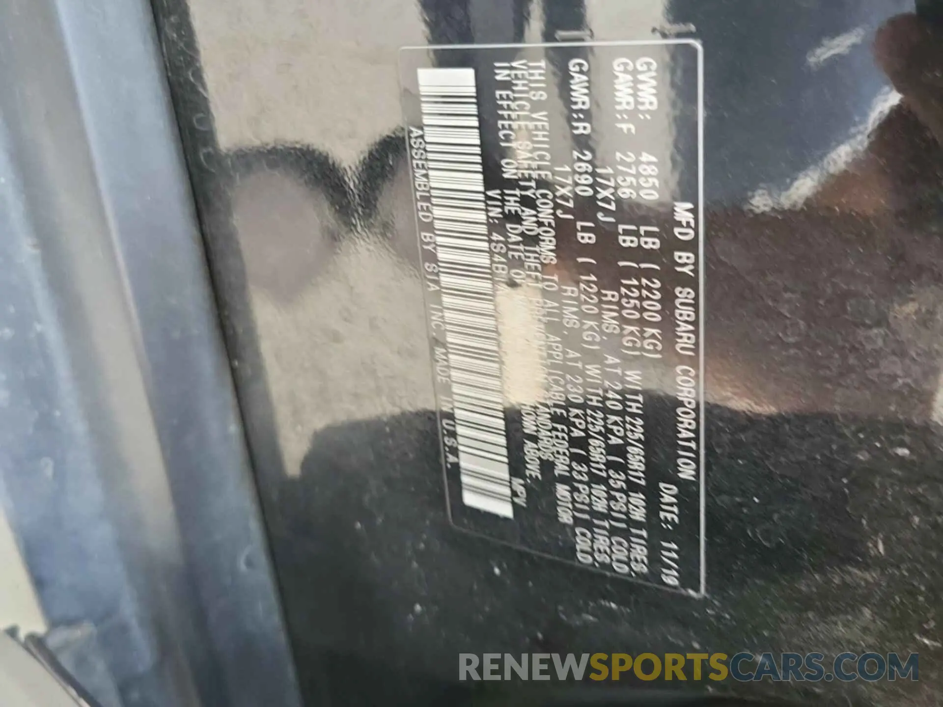 28 fotografías del automóvil dañado 4S4BTACC1L3142867 SUBARU OUTBACK 2020