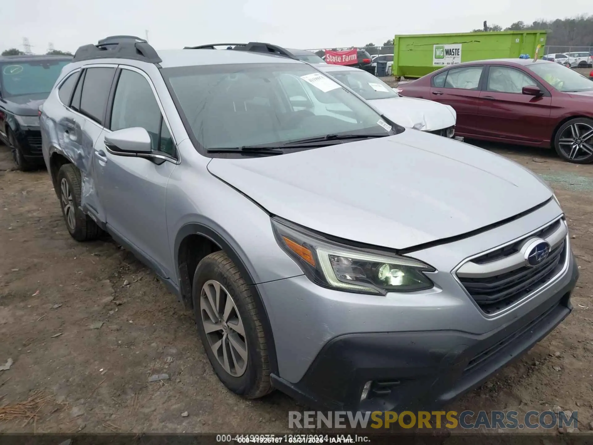 1 fotografías del automóvil dañado 4S4BTACC1L3210407 SUBARU OUTBACK 2020