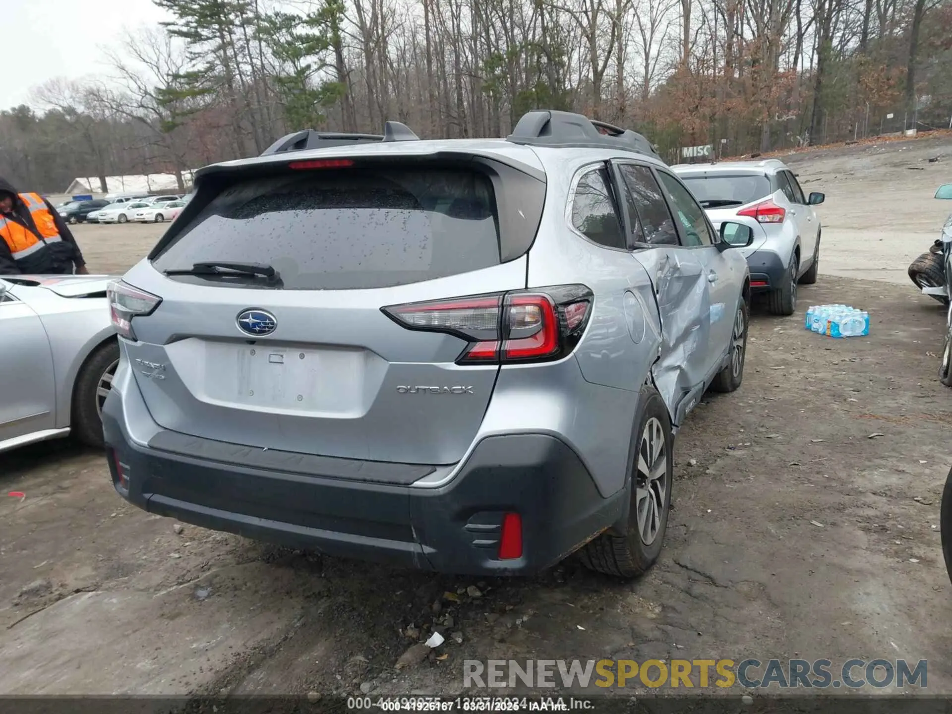 4 fotografías del automóvil dañado 4S4BTACC1L3210407 SUBARU OUTBACK 2020