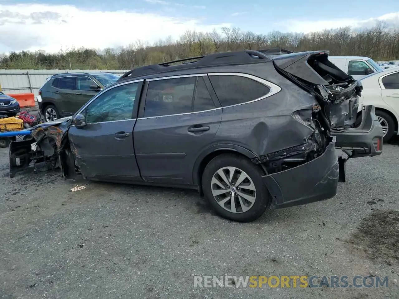 2 fotografías del automóvil dañado 4S4BTACC2L3105276 SUBARU OUTBACK 2020