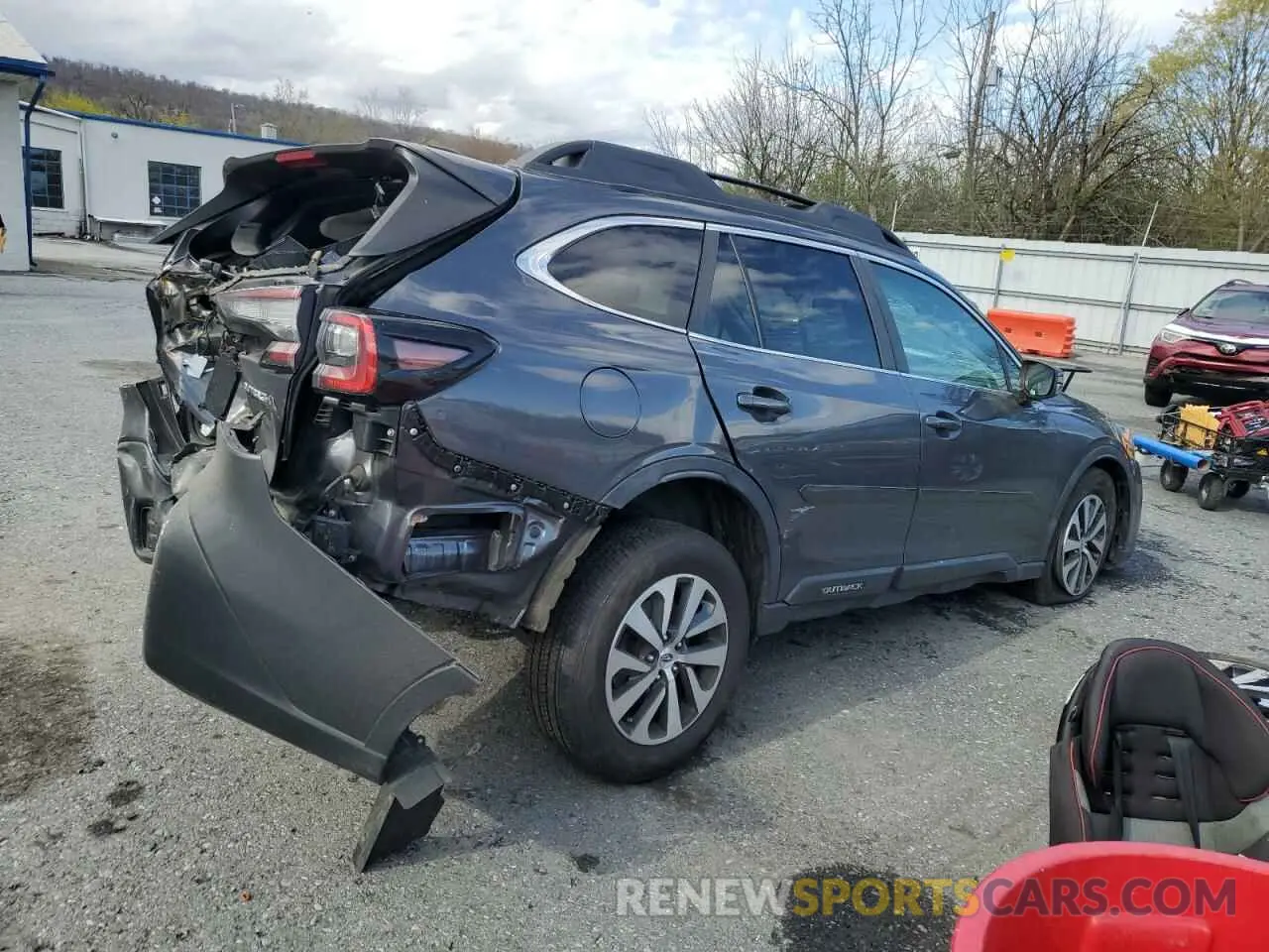 3 fotografías del automóvil dañado 4S4BTACC2L3105276 SUBARU OUTBACK 2020
