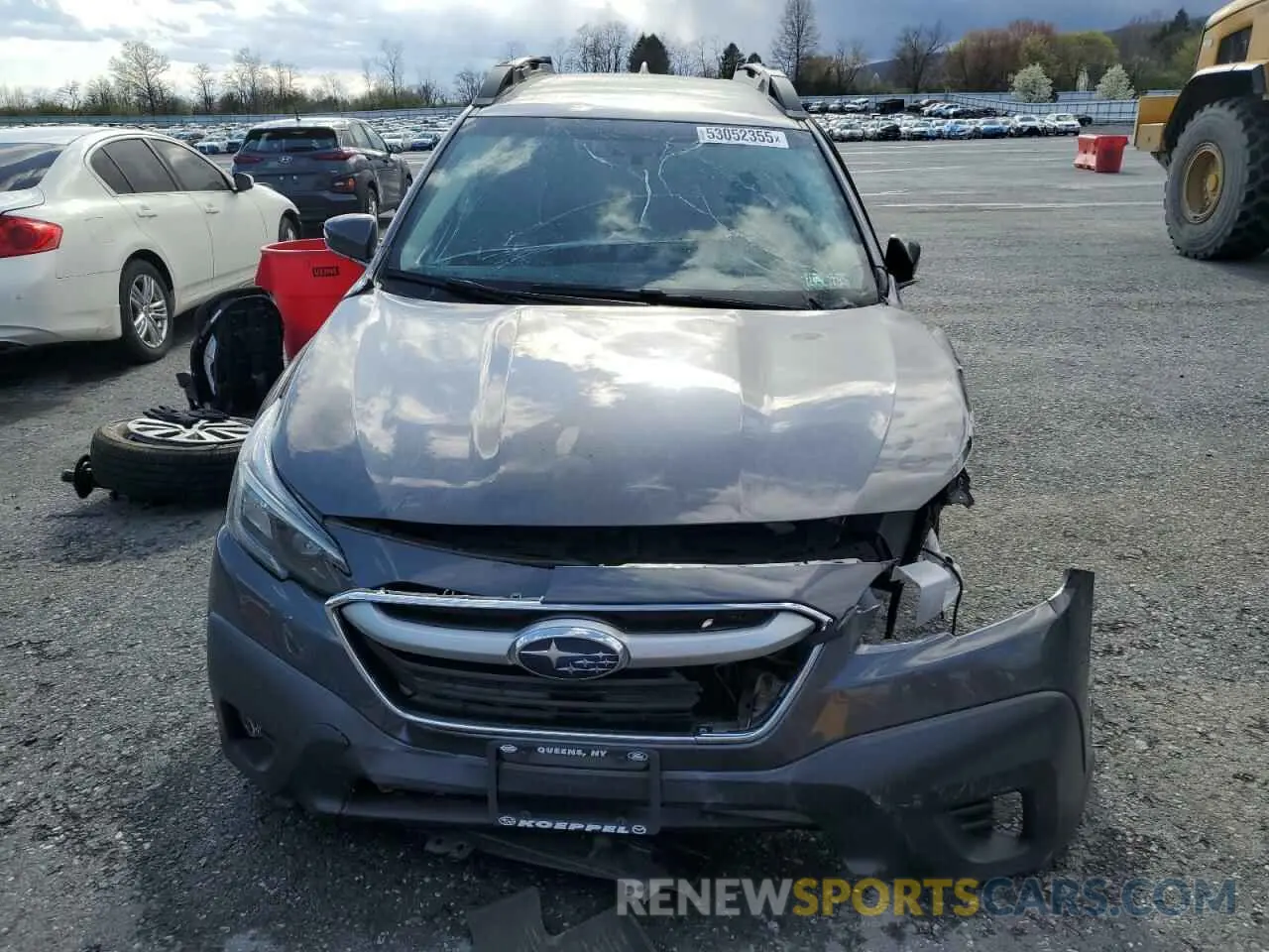 5 fotografías del automóvil dañado 4S4BTACC2L3105276 SUBARU OUTBACK 2020