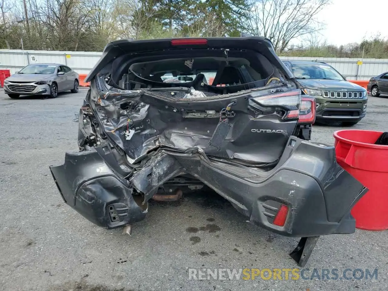 6 fotografías del automóvil dañado 4S4BTACC2L3105276 SUBARU OUTBACK 2020