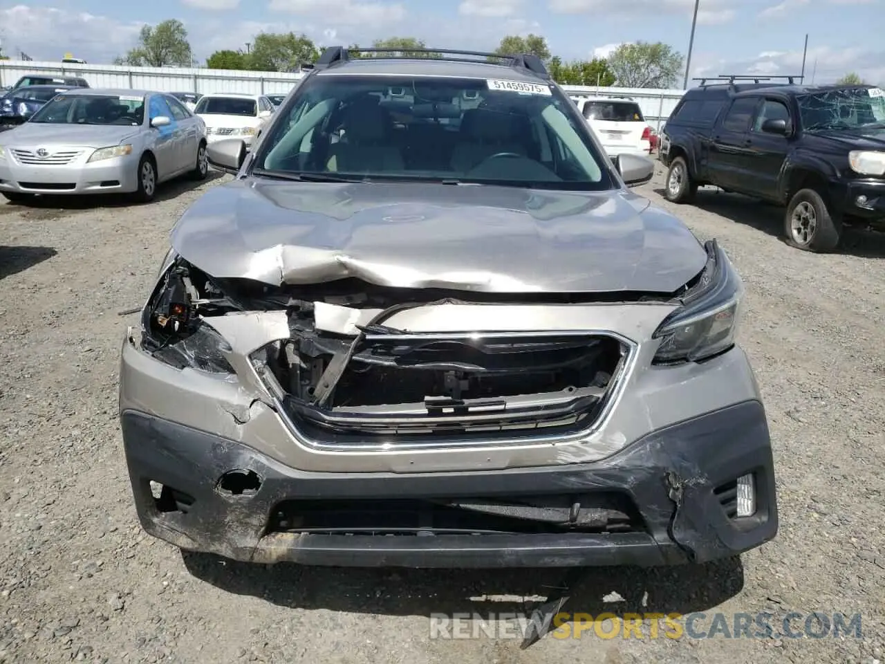 5 fotografías del automóvil dañado 4S4BTACC2L3115371 SUBARU OUTBACK 2020