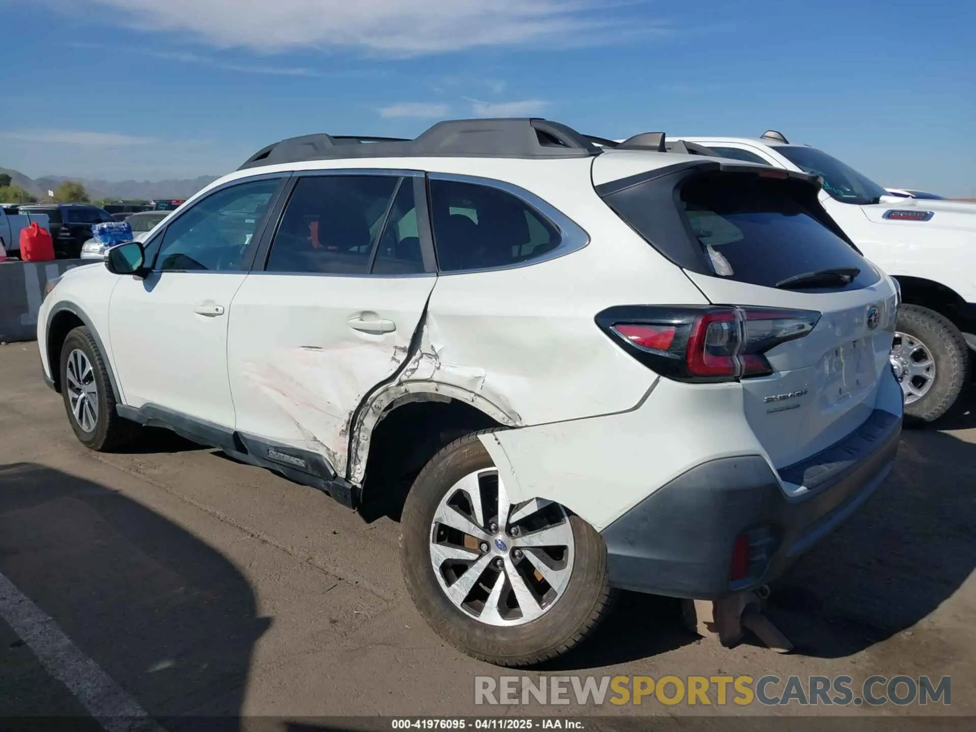 6 fotografías del automóvil dañado 4S4BTACC2L3181192 SUBARU OUTBACK 2020