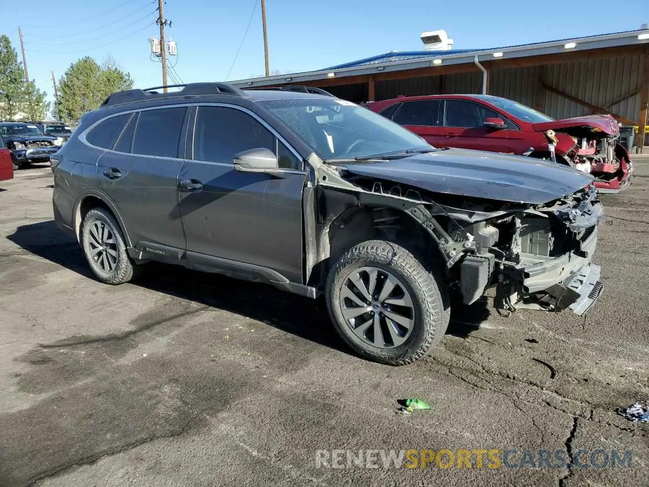 4 fotografías del automóvil dañado 4S4BTACC2L3206298 SUBARU OUTBACK 2020
