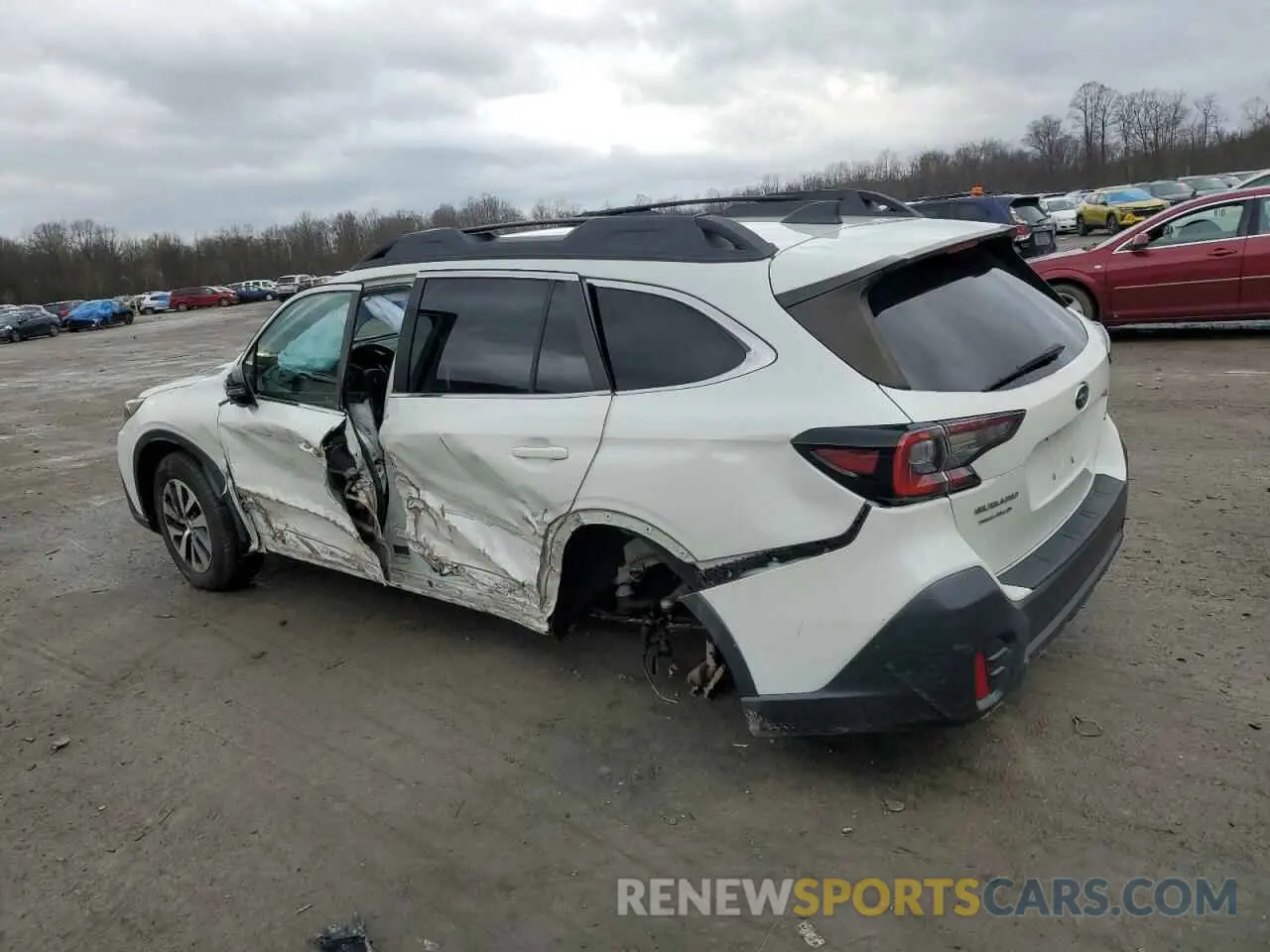 2 fotografías del automóvil dañado 4S4BTACC2L3210318 SUBARU OUTBACK 2020