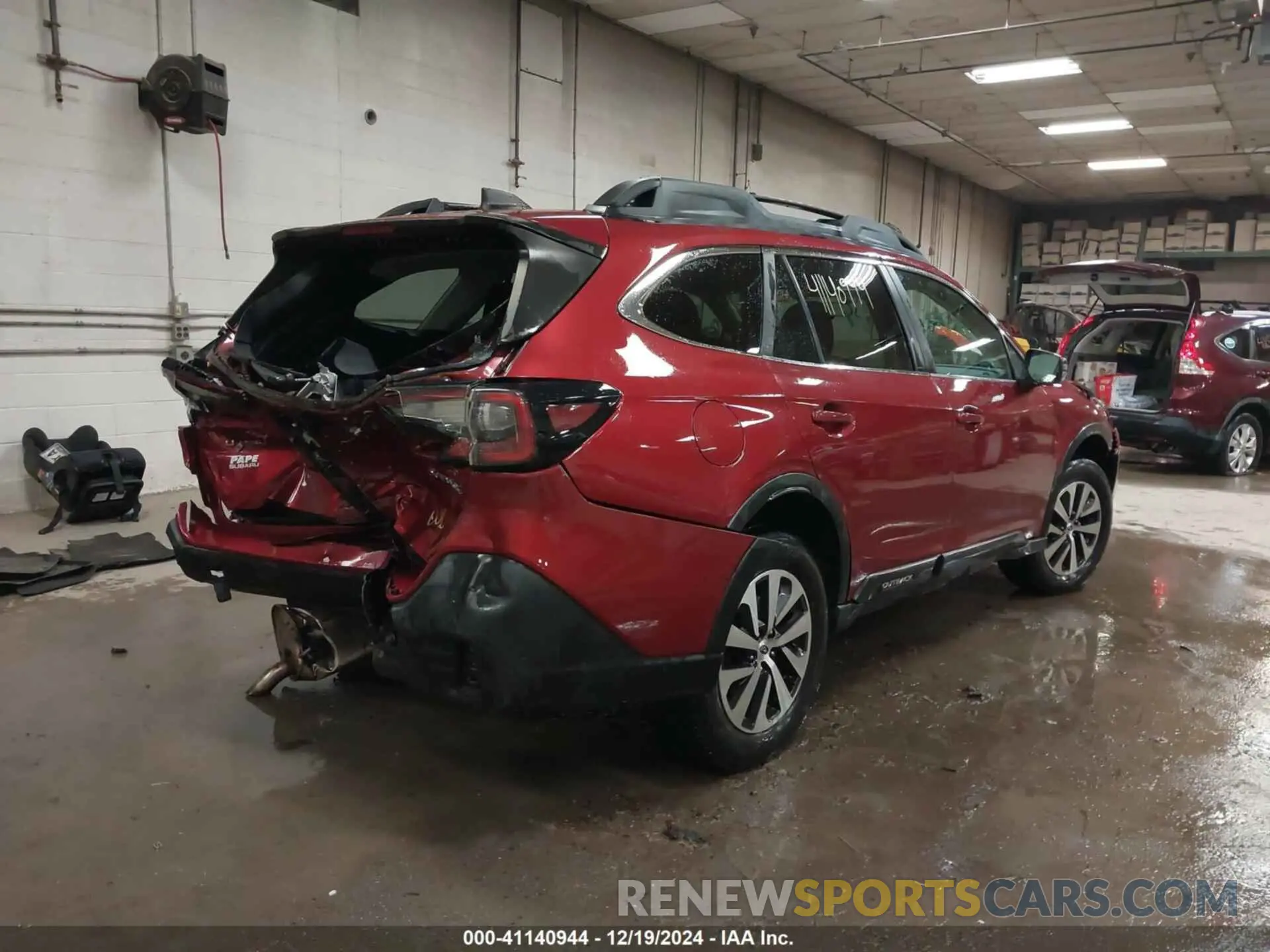 4 fotografías del automóvil dañado 4S4BTACC2L3220668 SUBARU OUTBACK 2020