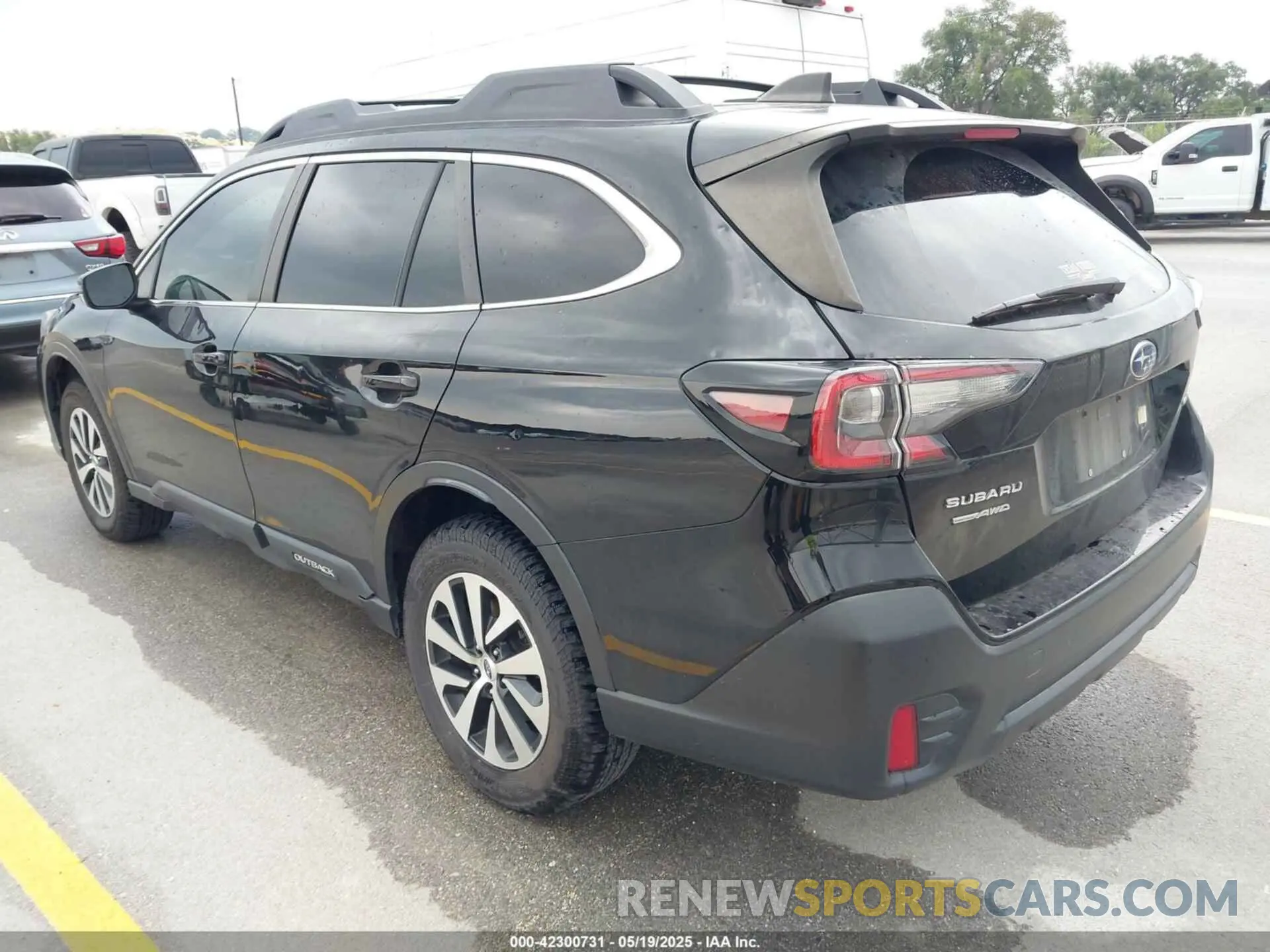 3 fotografías del automóvil dañado 4S4BTACC2L3264444 SUBARU OUTBACK 2020