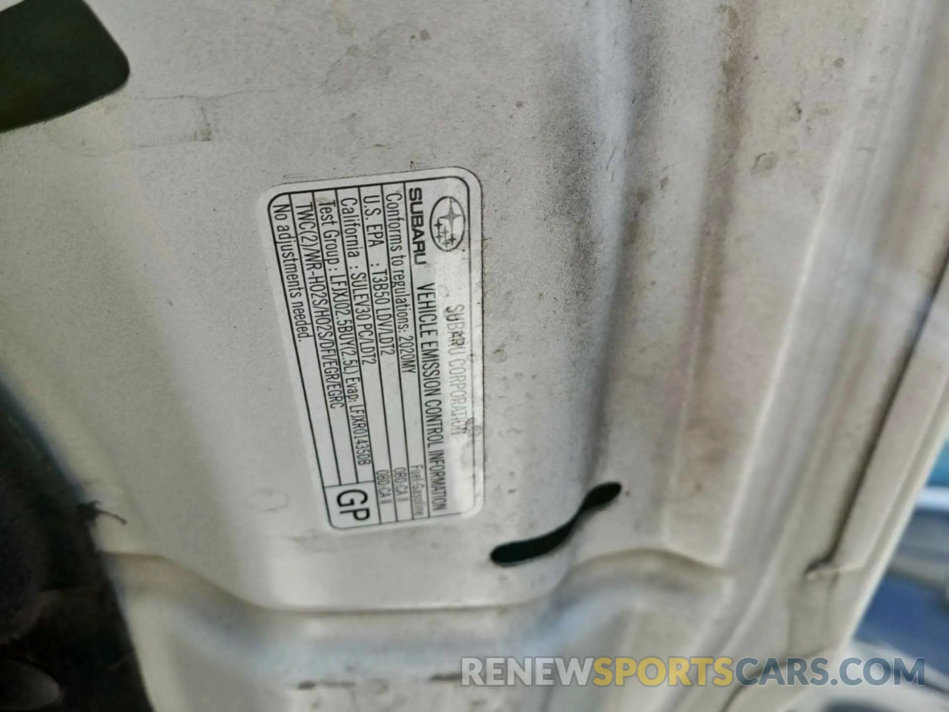 24 fotografías del automóvil dañado 4S4BTACC3L3219156 SUBARU OUTBACK 2020