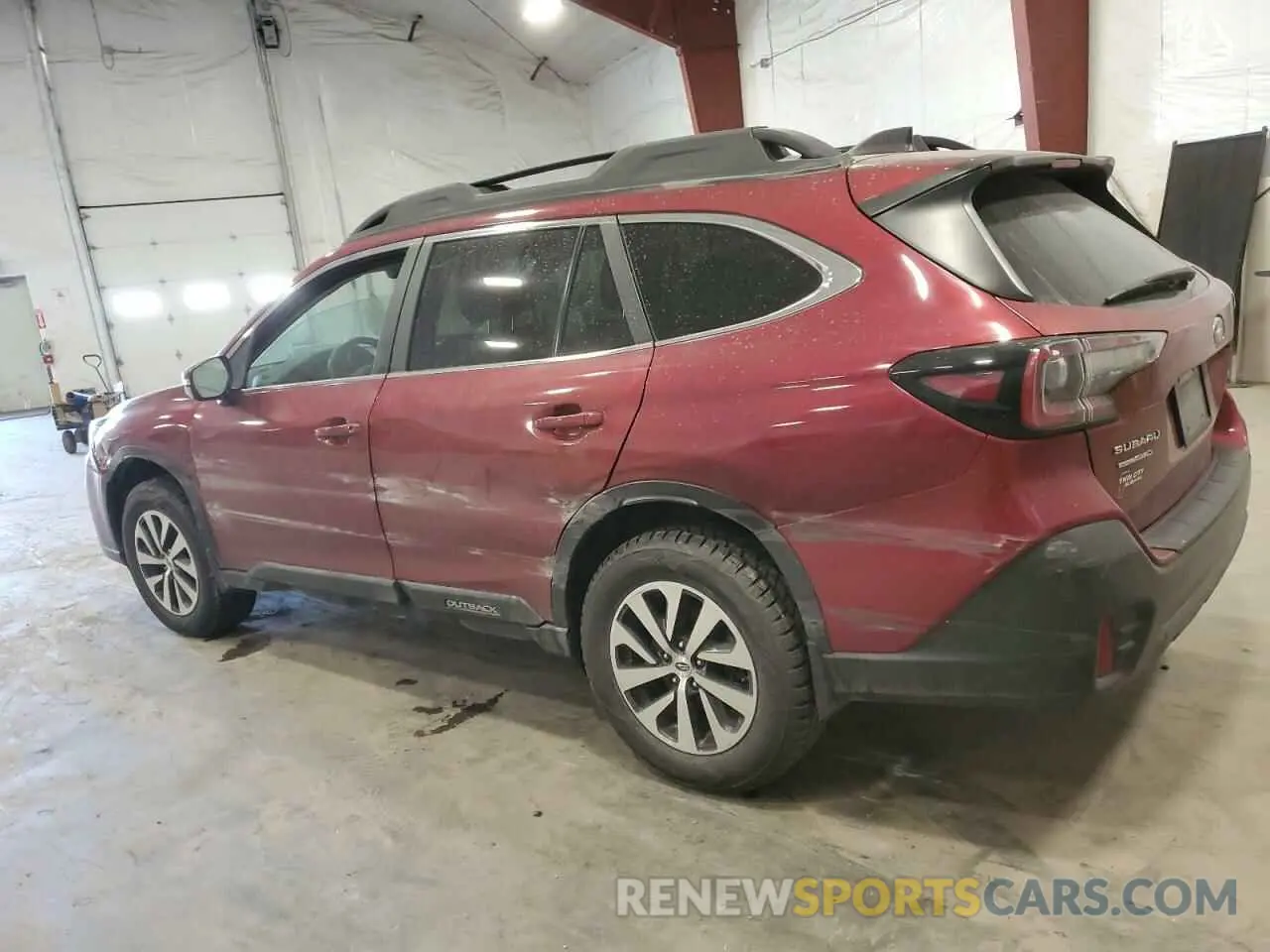 2 fotografías del automóvil dañado 4S4BTACC5L3251509 SUBARU OUTBACK 2020