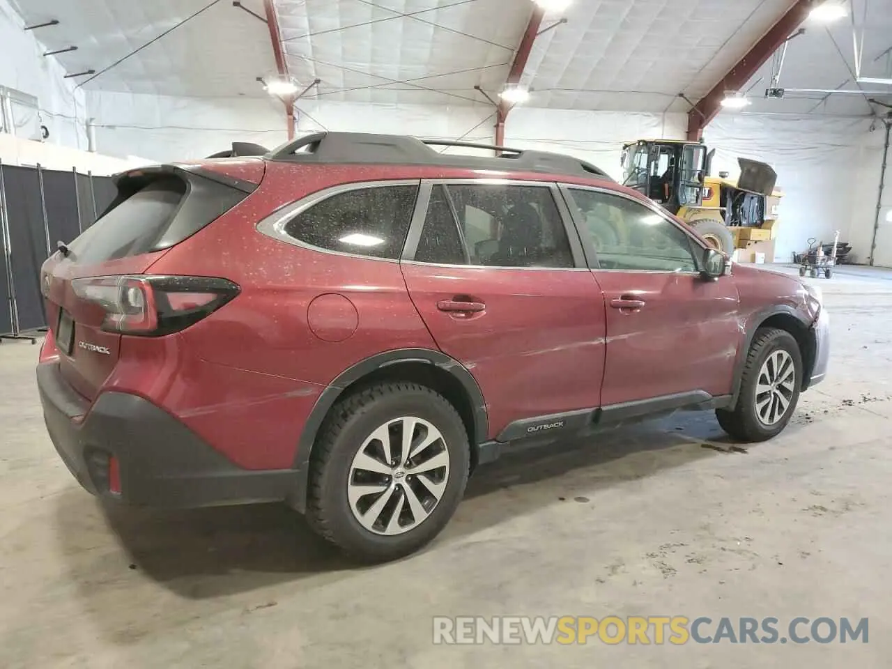 3 fotografías del automóvil dañado 4S4BTACC5L3251509 SUBARU OUTBACK 2020