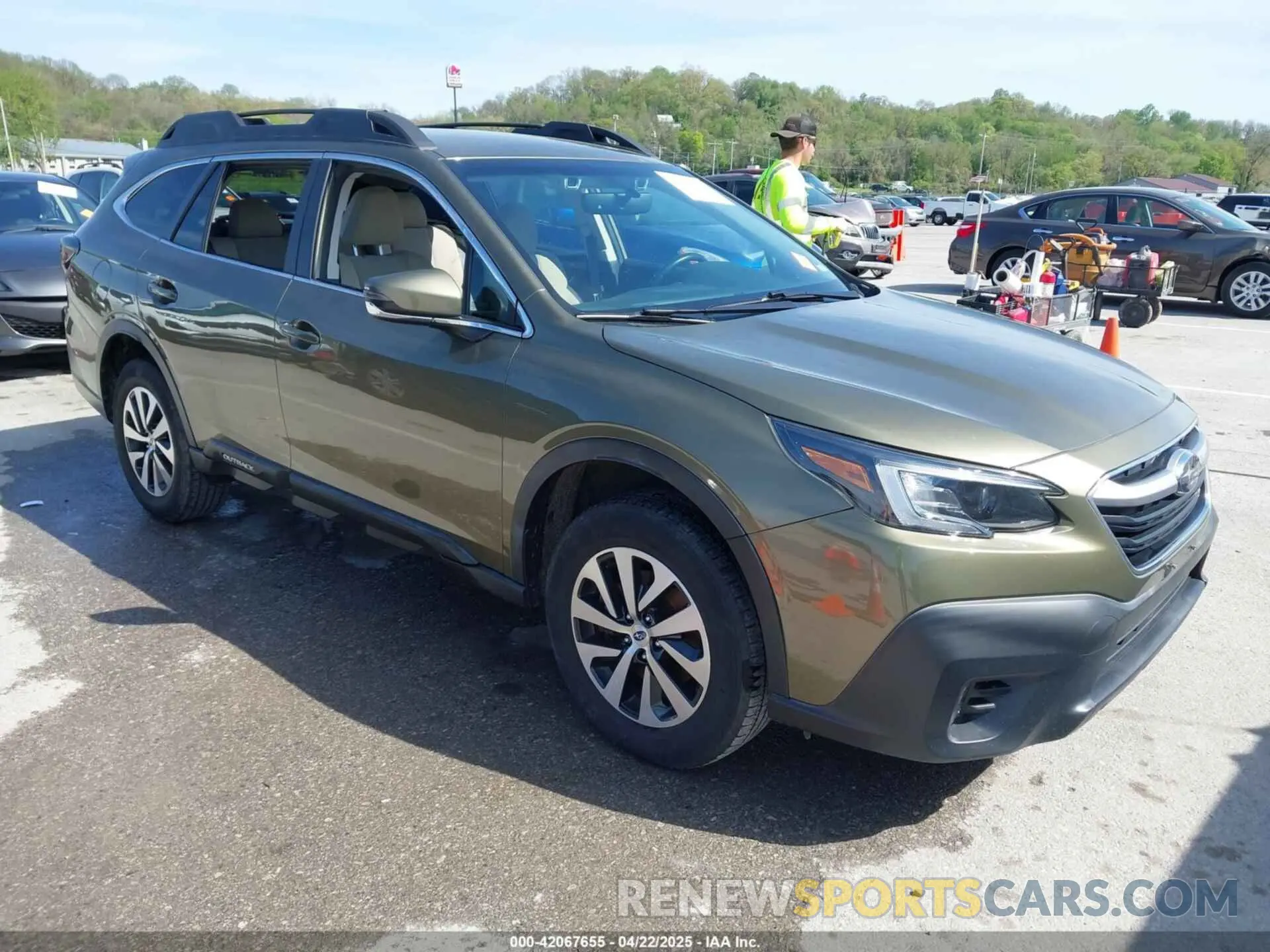 1 fotografías del automóvil dañado 4S4BTACC7L3110523 SUBARU OUTBACK 2020