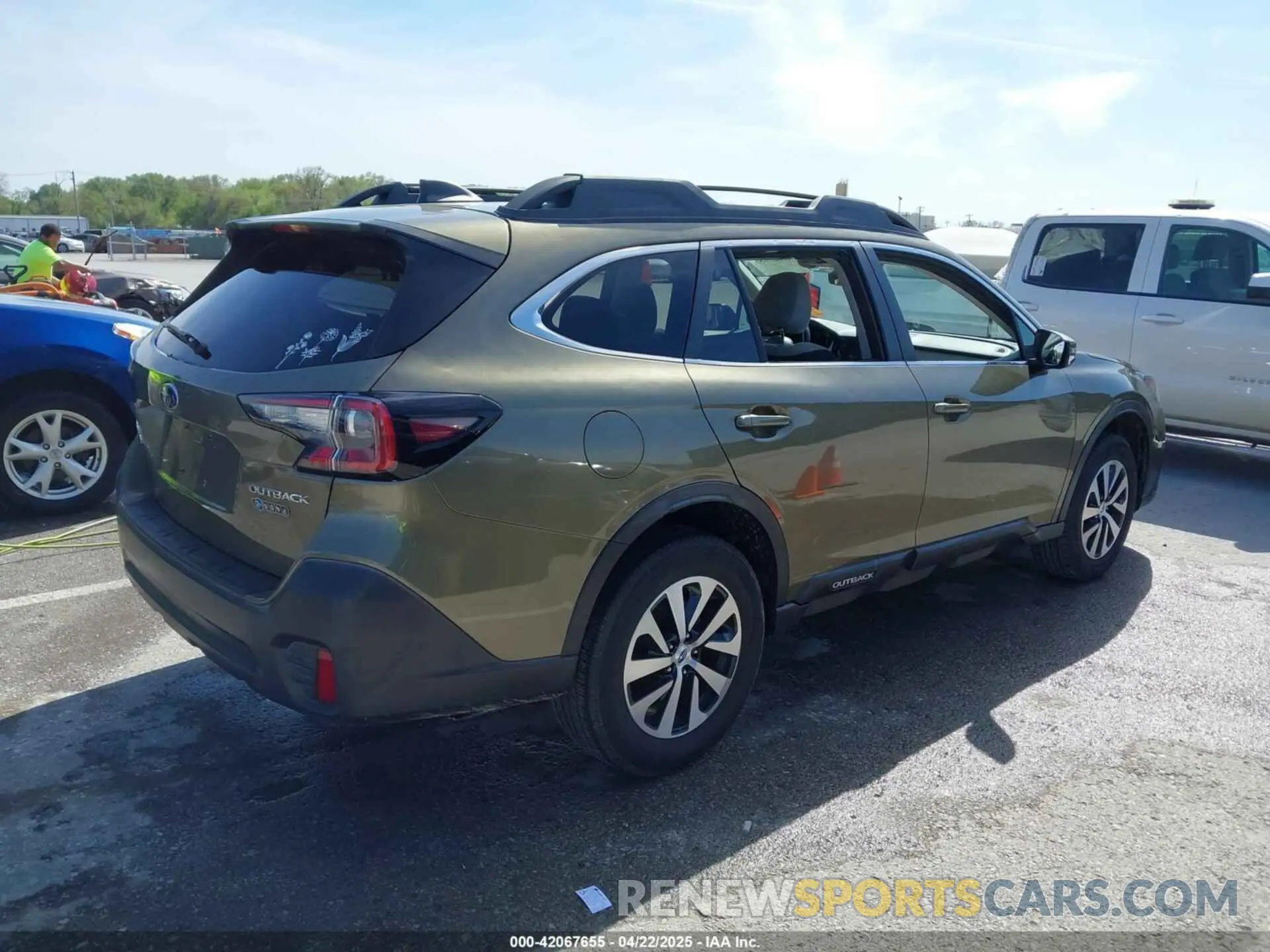 4 fotografías del automóvil dañado 4S4BTACC7L3110523 SUBARU OUTBACK 2020