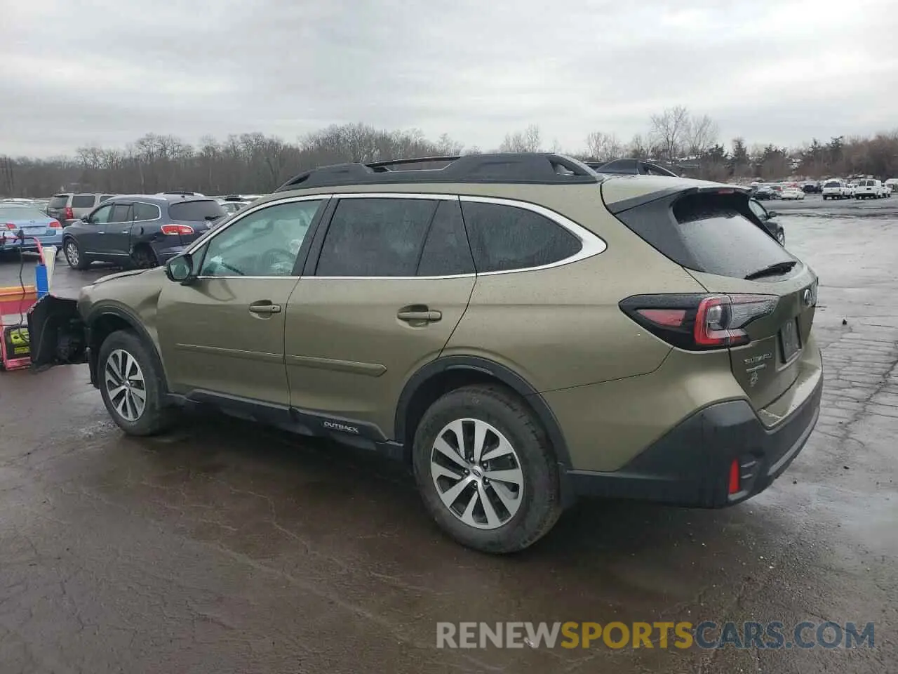 2 fotografías del automóvil dañado 4S4BTACC7L3144963 SUBARU OUTBACK 2020