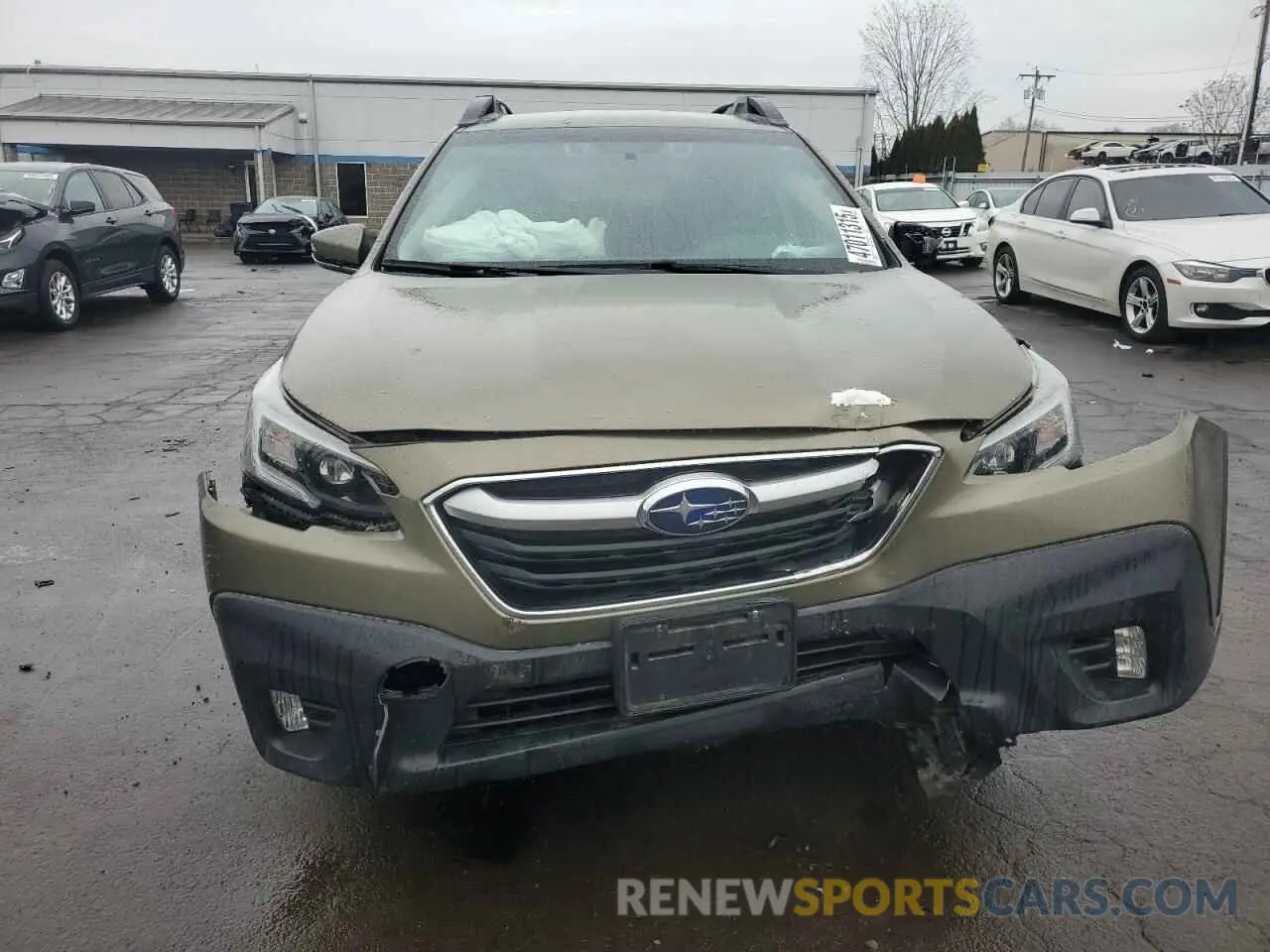 5 fotografías del automóvil dañado 4S4BTACC7L3144963 SUBARU OUTBACK 2020