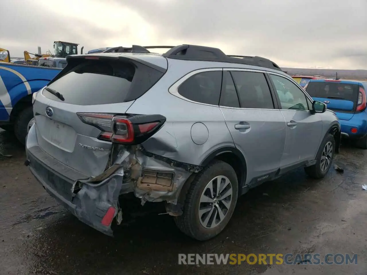 3 fotografías del automóvil dañado 4S4BTACC7L3231729 SUBARU OUTBACK 2020