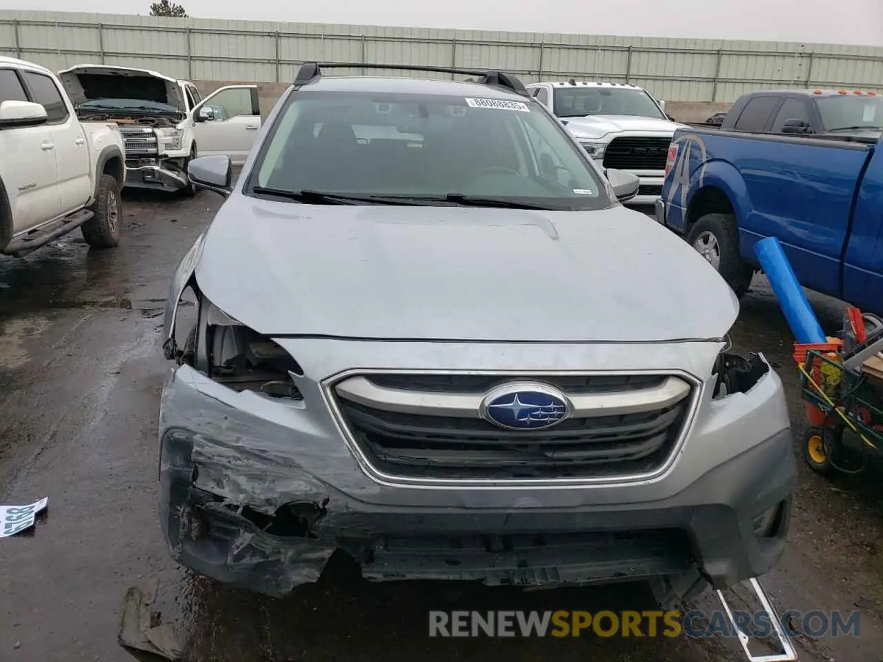 5 fotografías del automóvil dañado 4S4BTACC7L3231729 SUBARU OUTBACK 2020