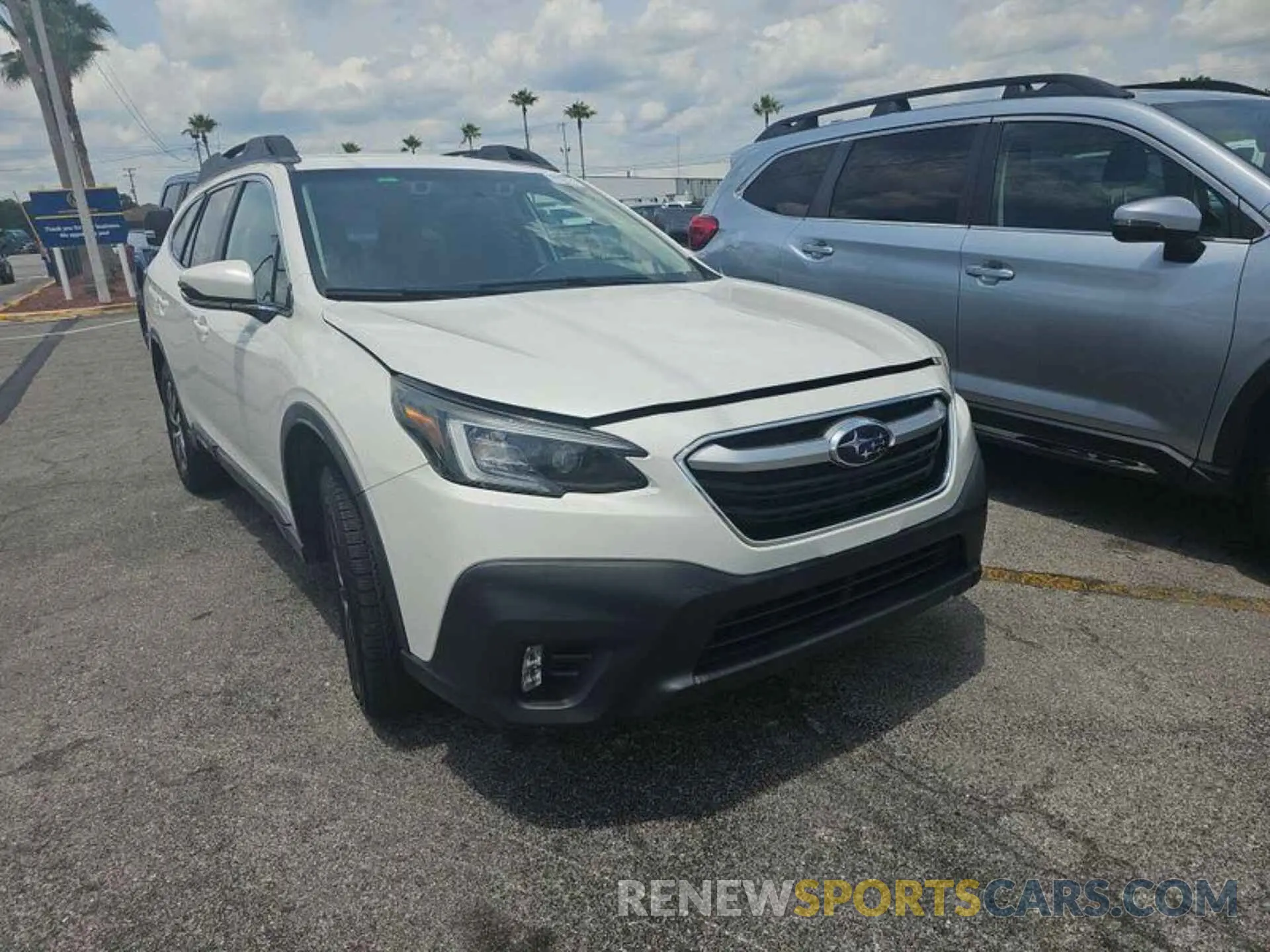 2 fotografías del automóvil dañado 4S4BTACC9L3141725 SUBARU OUTBACK 2020