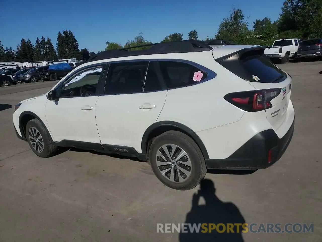 2 fotografías del automóvil dañado 4S4BTACCXL3126800 SUBARU OUTBACK 2020