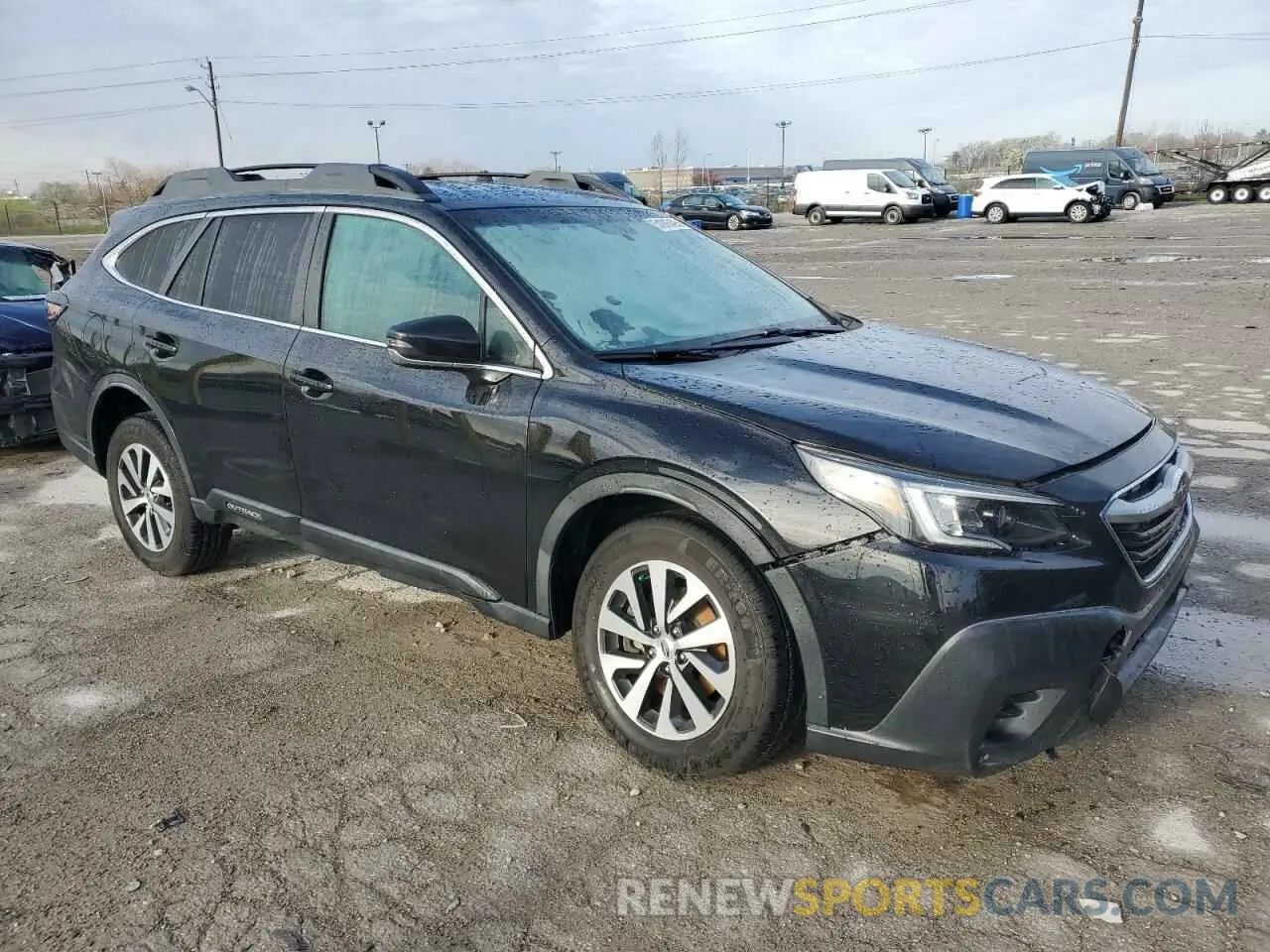 4 fotografías del automóvil dañado 4S4BTACCXL3146951 SUBARU OUTBACK 2020