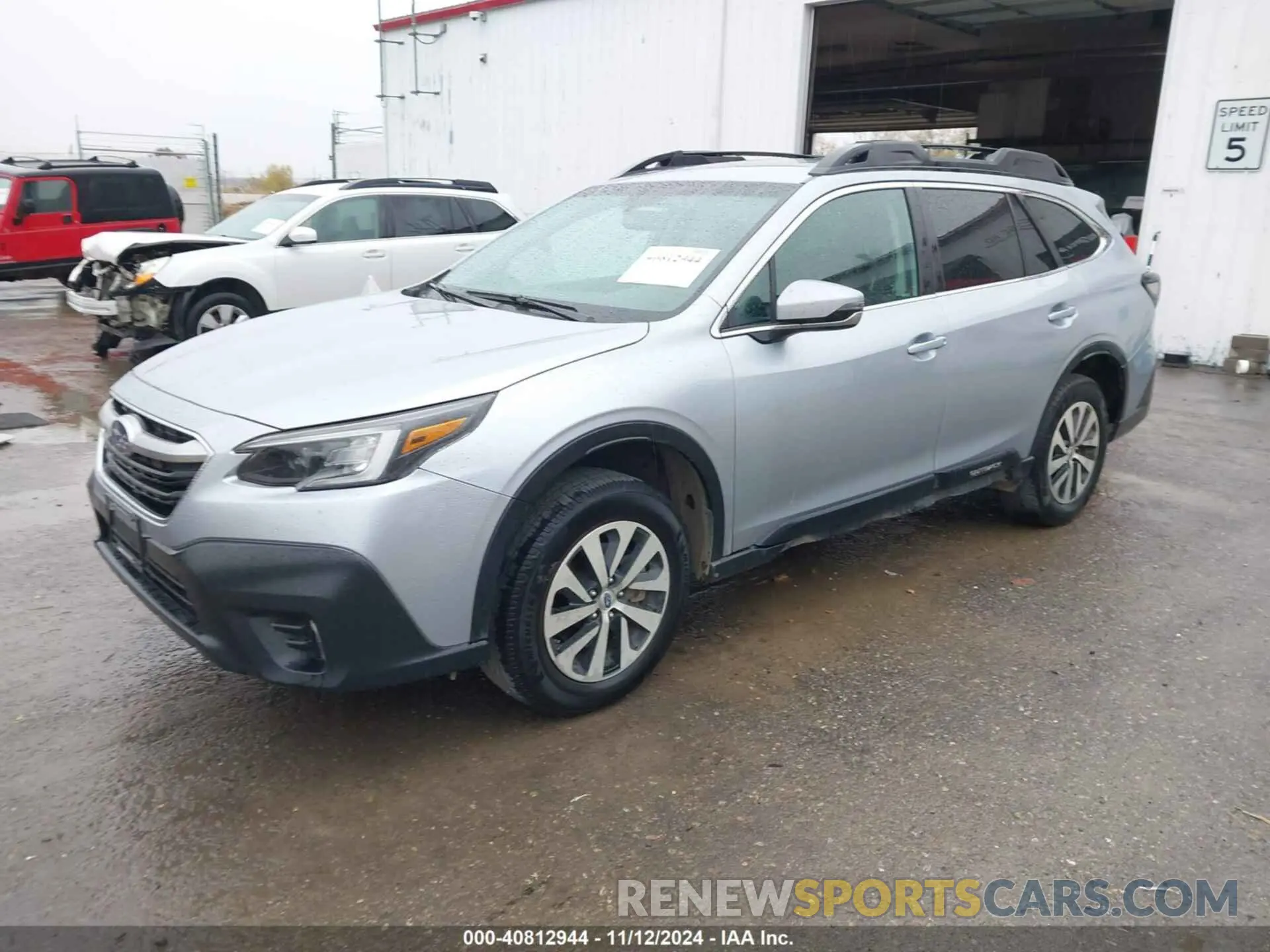 2 fotografías del automóvil dañado 4S4BTACCXL3205755 SUBARU OUTBACK 2020