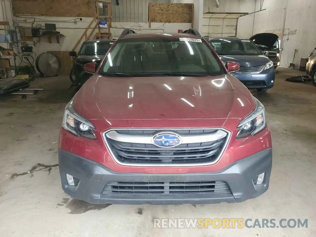 5 fotografías del automóvil dañado 4S4BTAEC2L3268636 SUBARU OUTBACK 2020