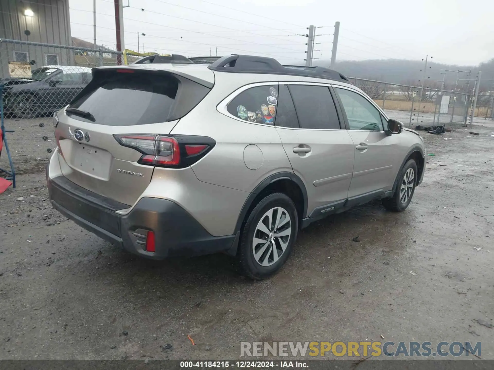 4 fotografías del automóvil dañado 4S4BTAEC3L3102464 SUBARU OUTBACK 2020