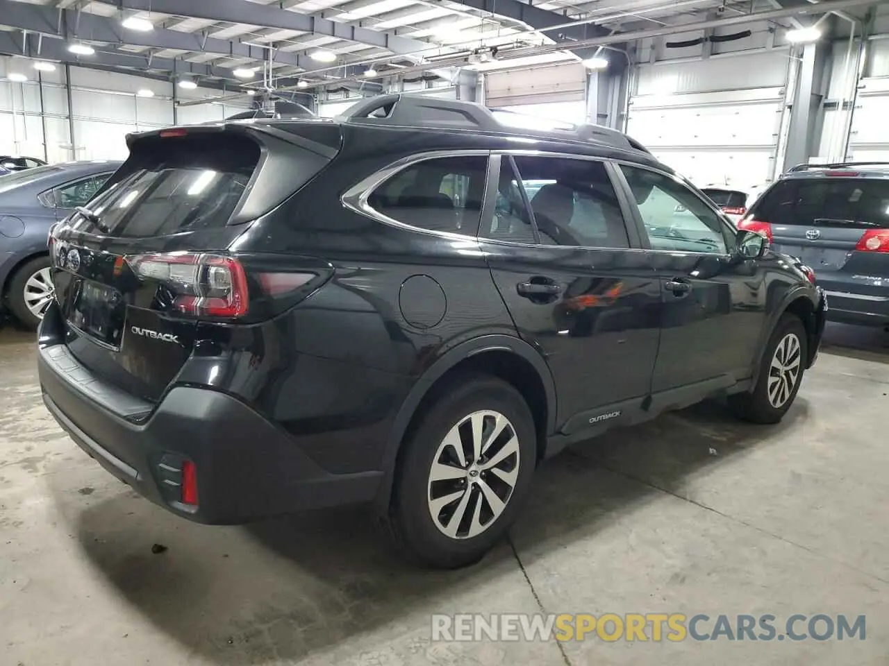 3 fotografías del automóvil dañado 4S4BTAEC3L3142222 SUBARU OUTBACK 2020