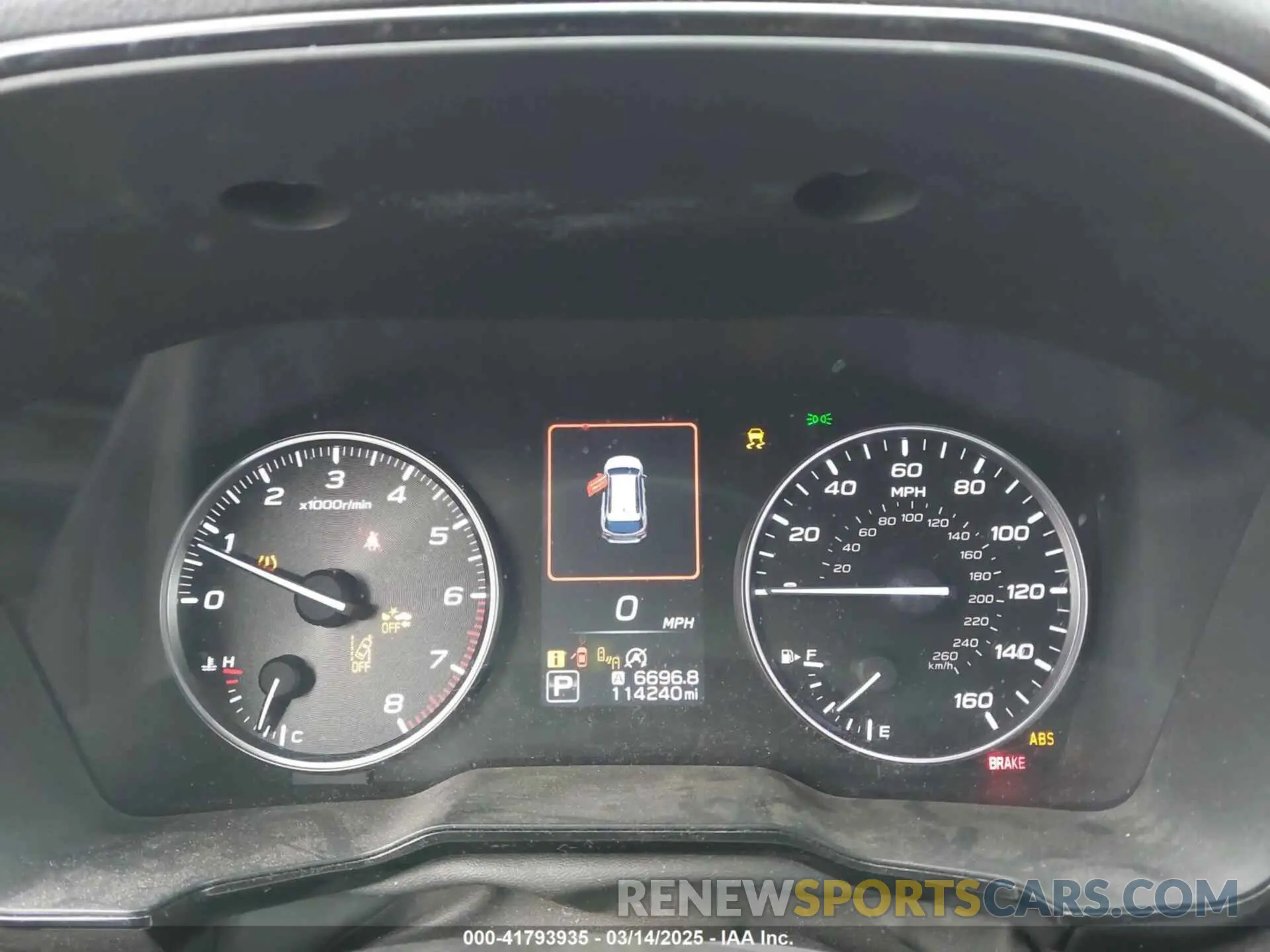 7 fotografías del automóvil dañado 4S4BTAEC3L3174779 SUBARU OUTBACK 2020