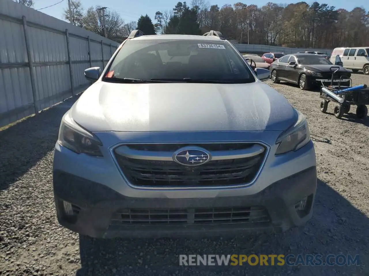 5 fotografías del automóvil dañado 4S4BTAEC4L3202640 SUBARU OUTBACK 2020