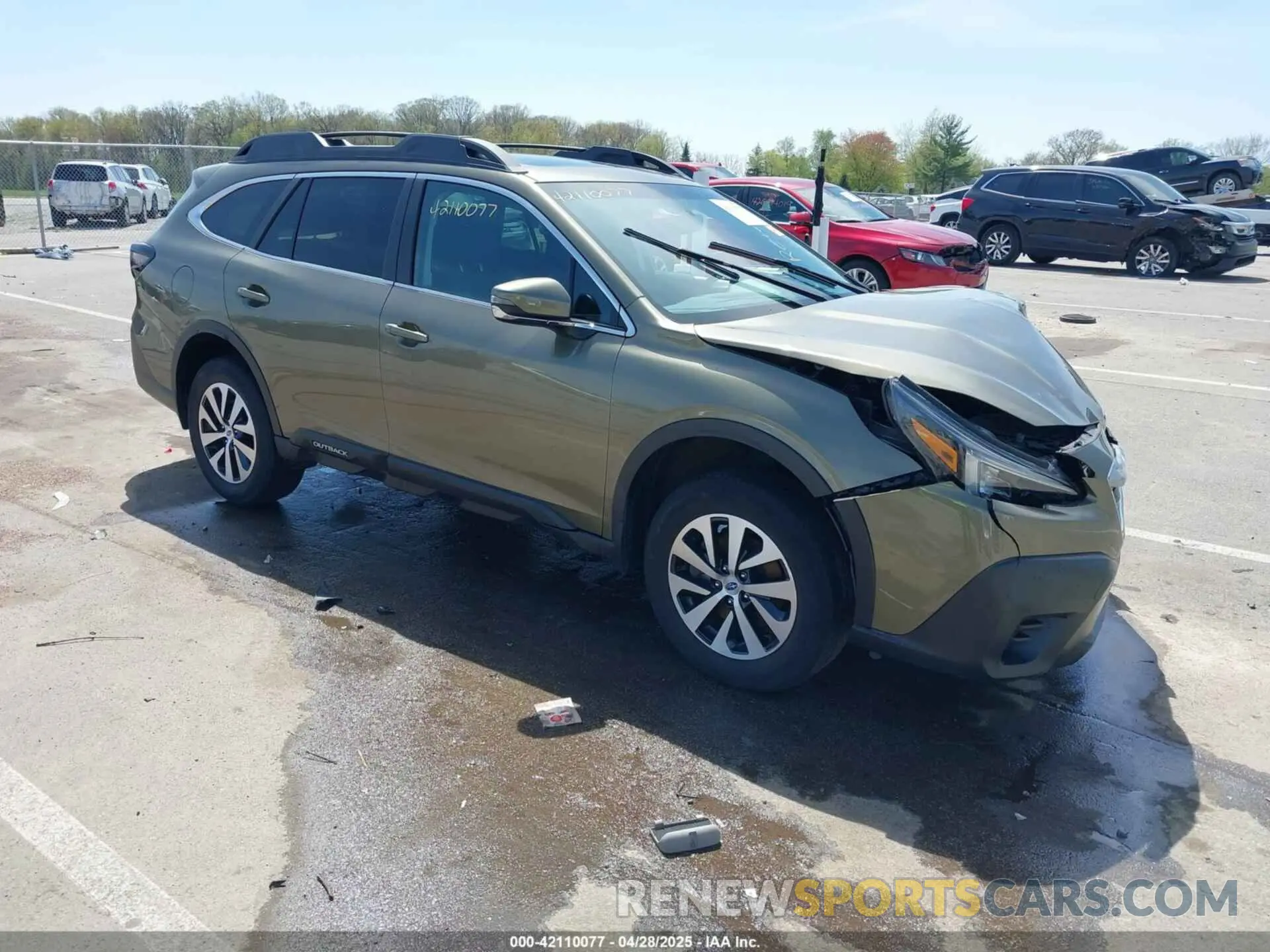 1 fotografías del automóvil dañado 4S4BTAEC6L3203661 SUBARU OUTBACK 2020