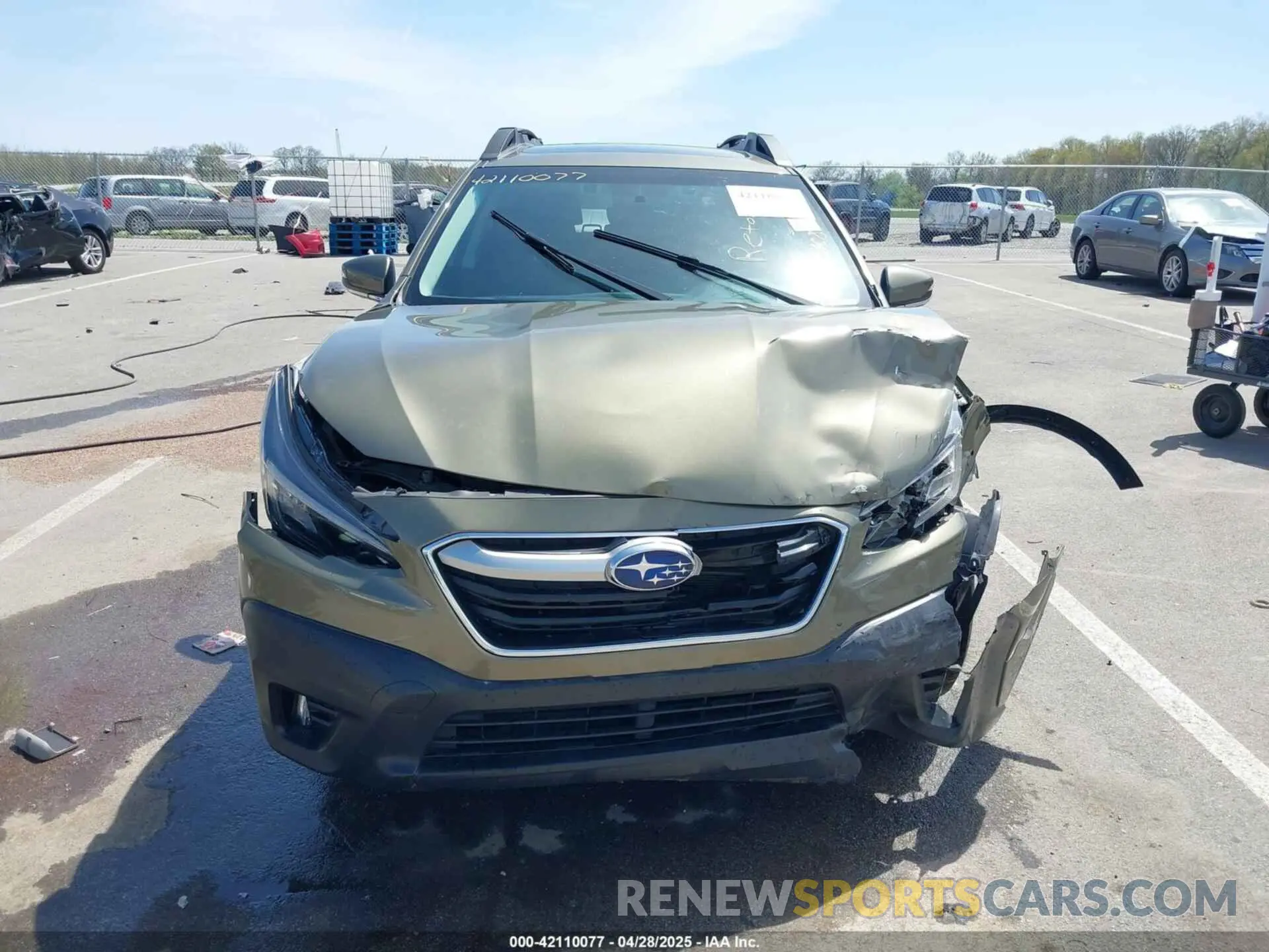 12 fotografías del automóvil dañado 4S4BTAEC6L3203661 SUBARU OUTBACK 2020